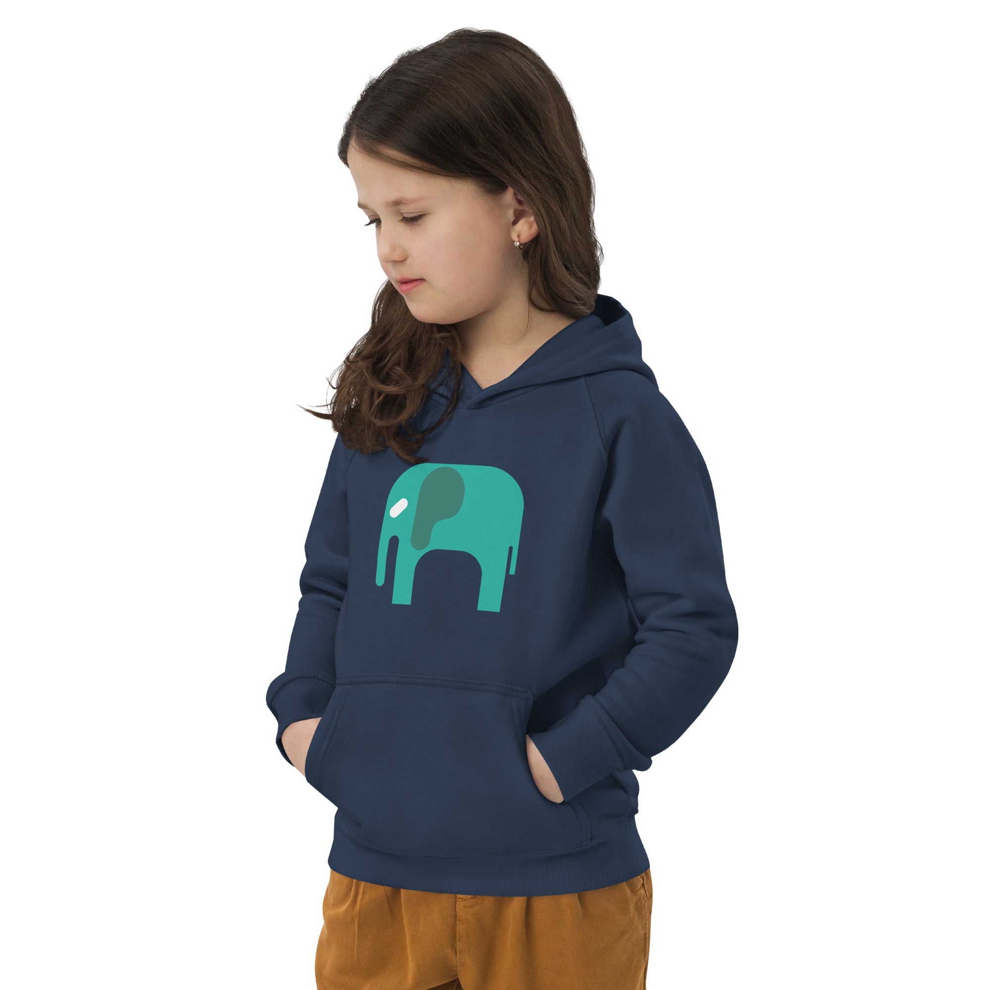 Kids eco hoodie Elephant