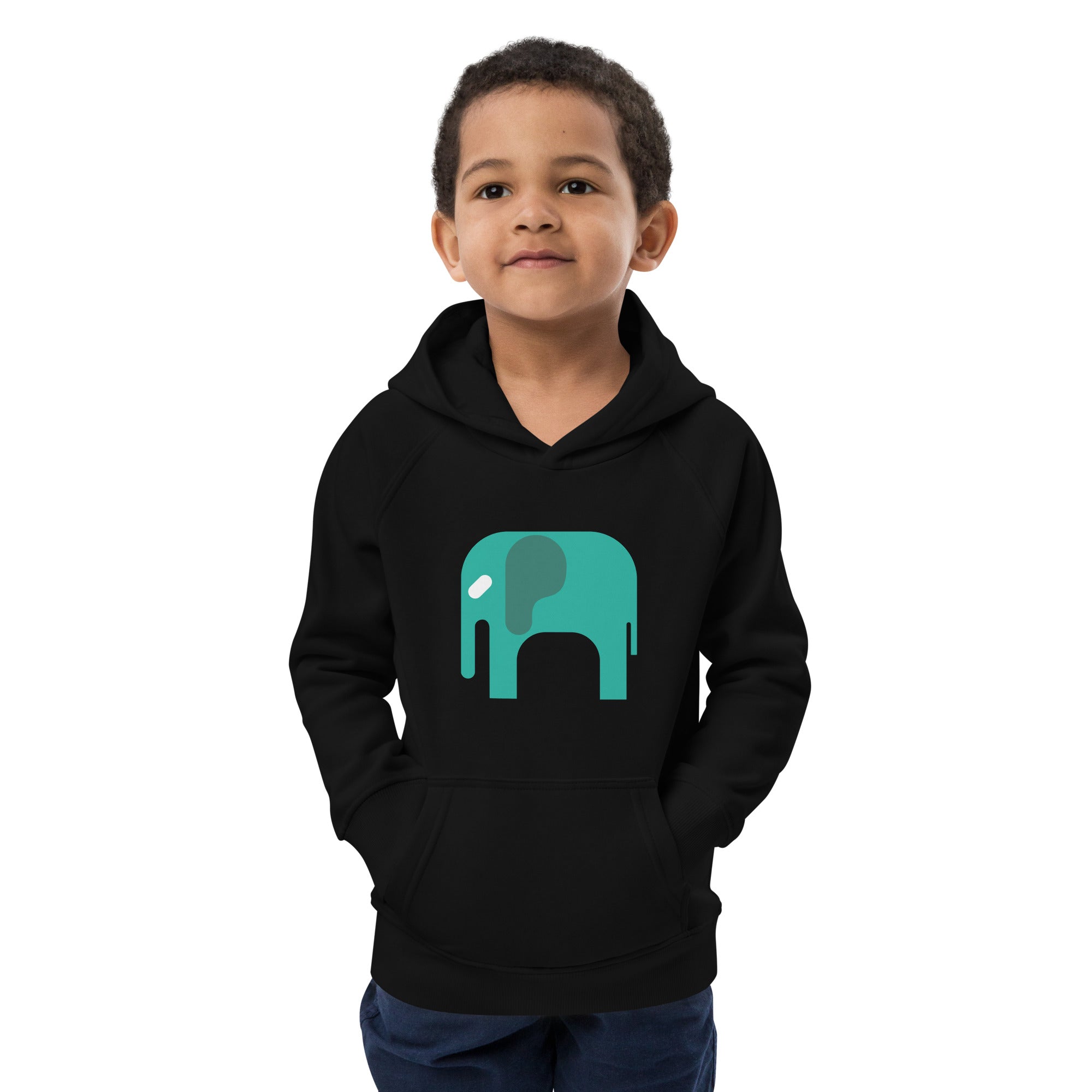 Kids eco hoodie Elephant