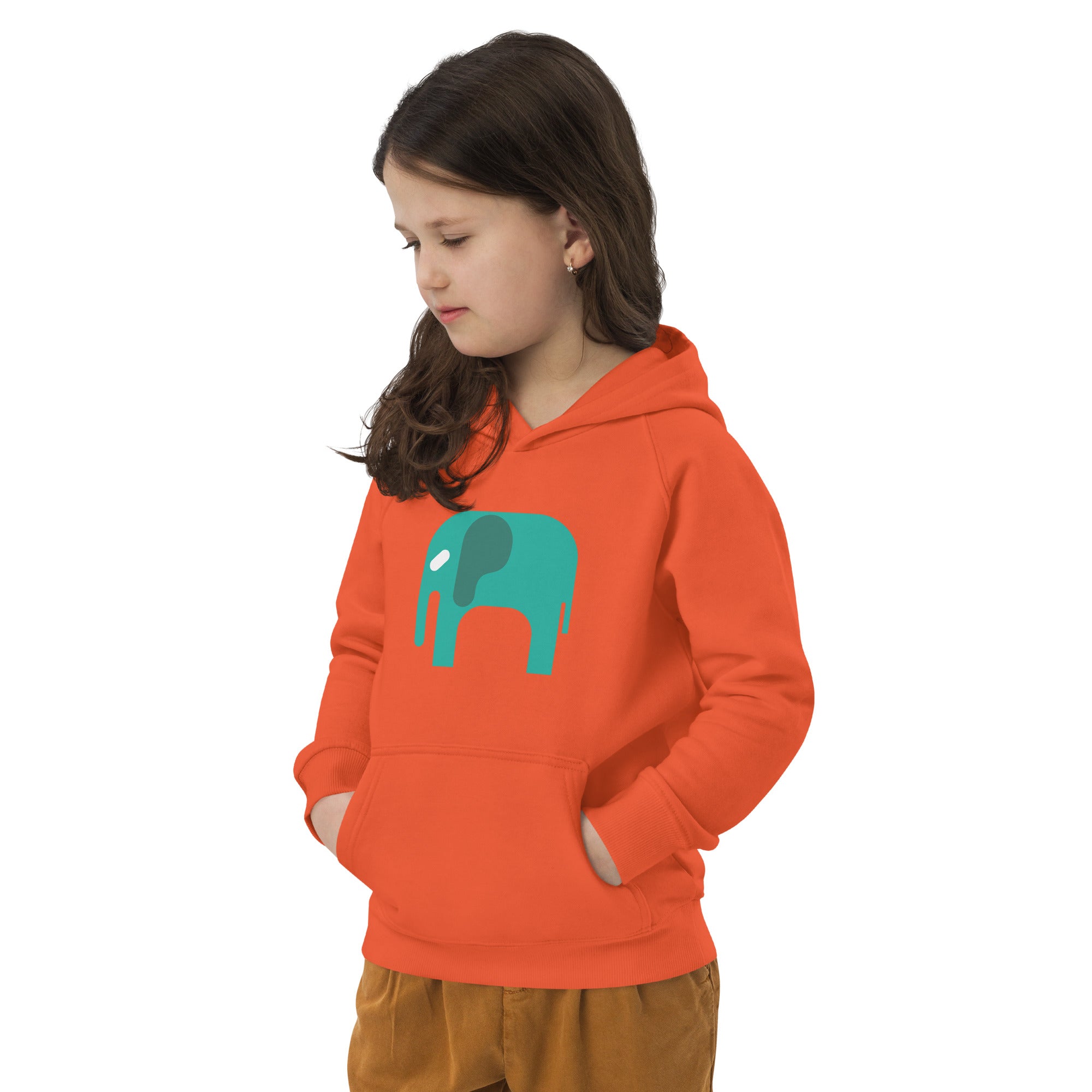 Kids eco hoodie Elephant