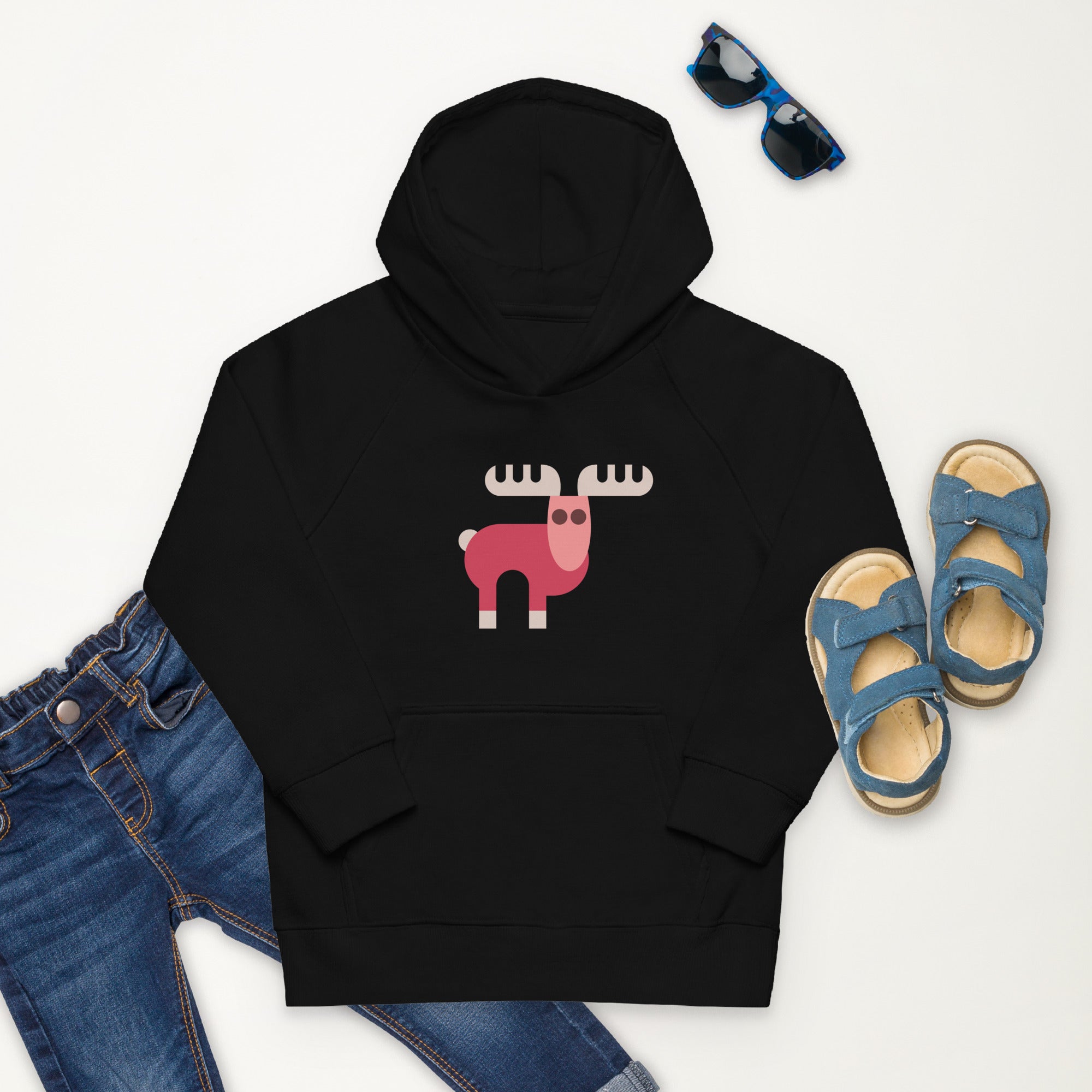Kids eco hoodie Elk