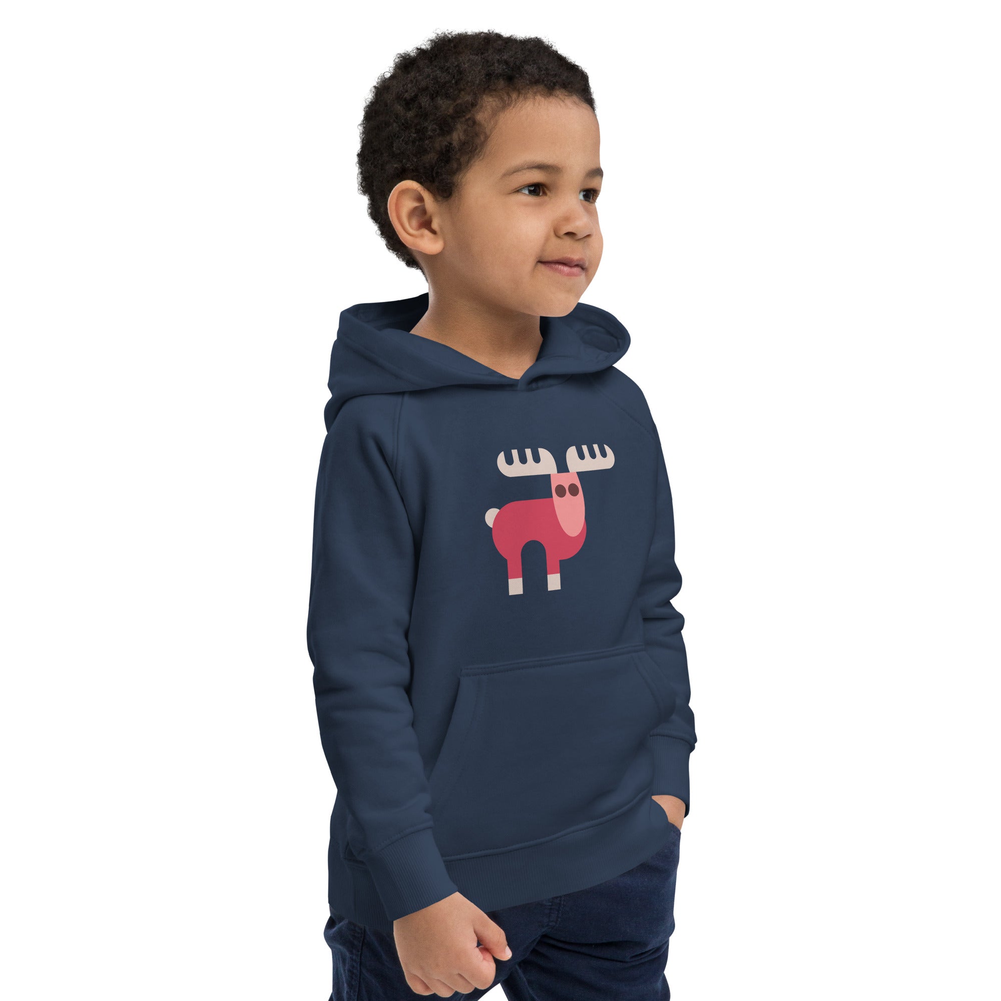 Kids eco hoodie Elk
