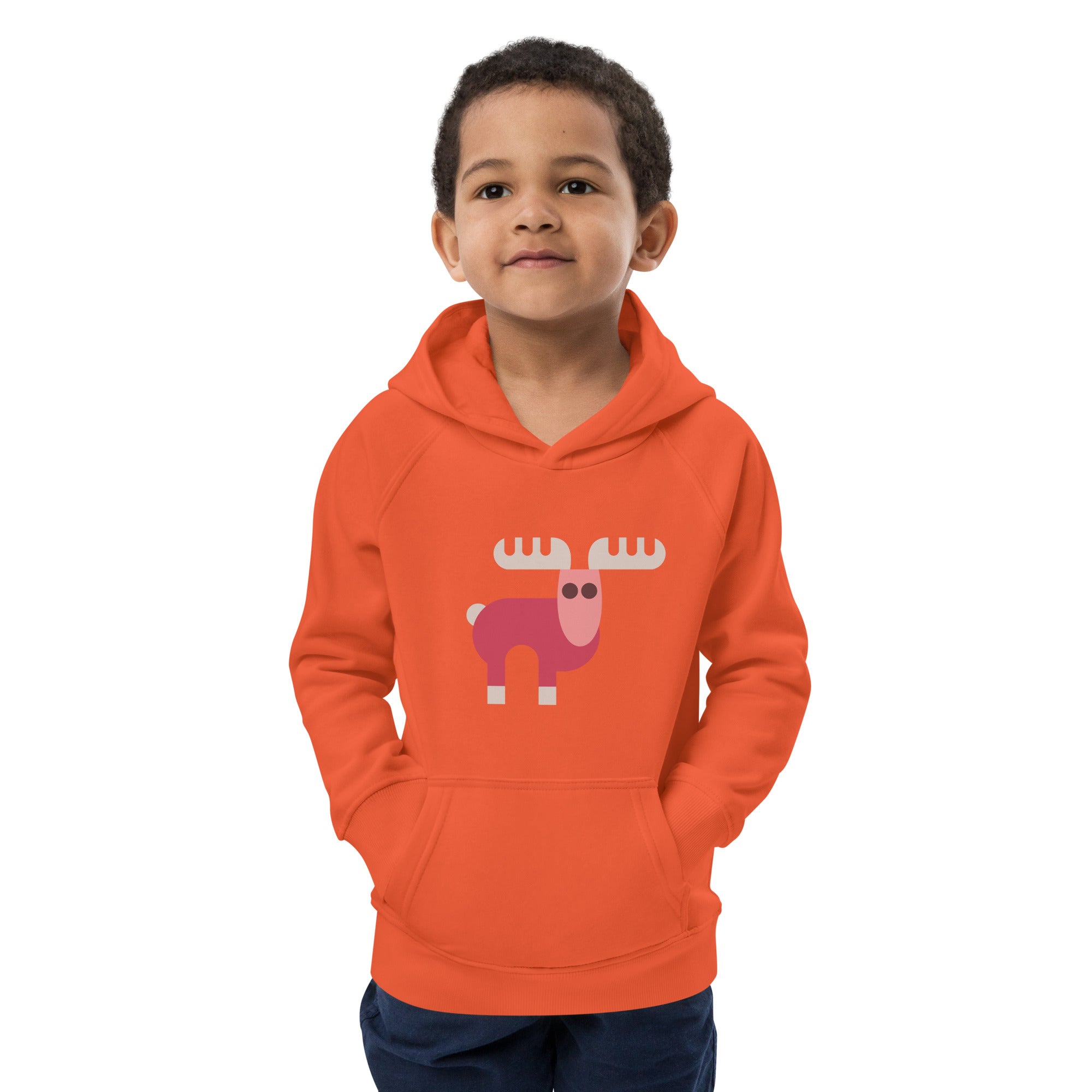 Kids eco hoodie Elk