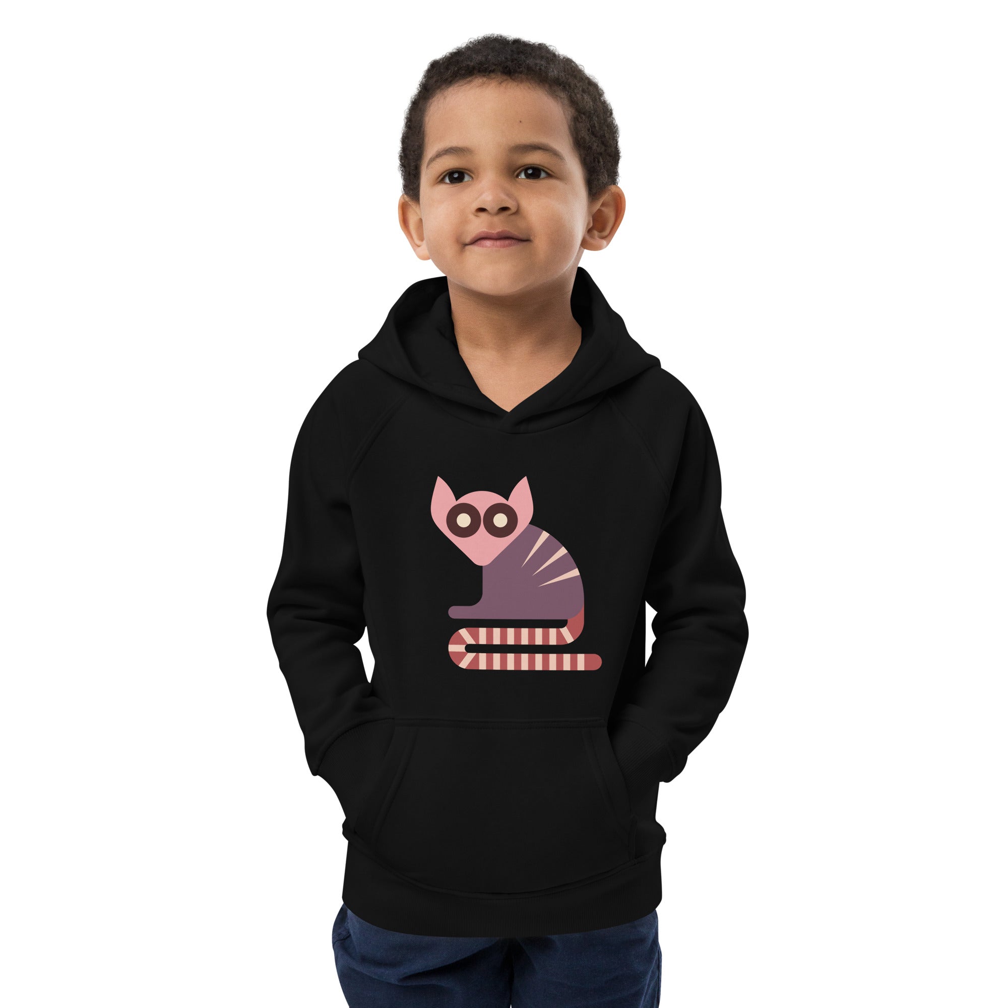 Kids eco hoodie Lemurs