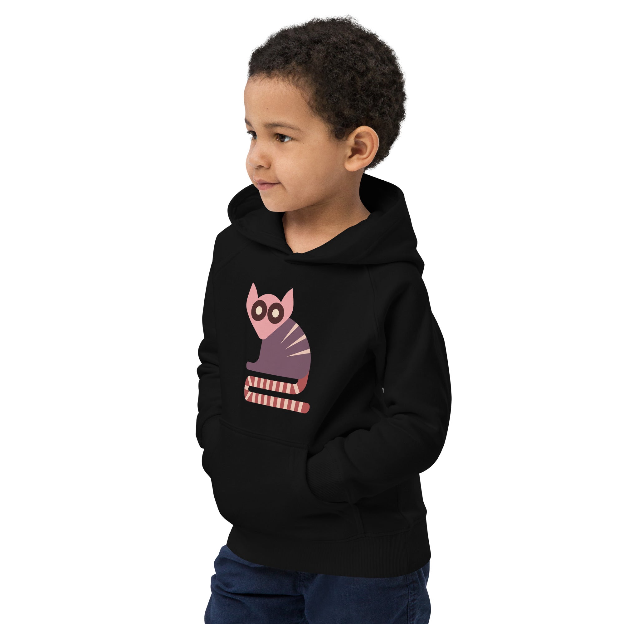 Kids eco hoodie Lemurs