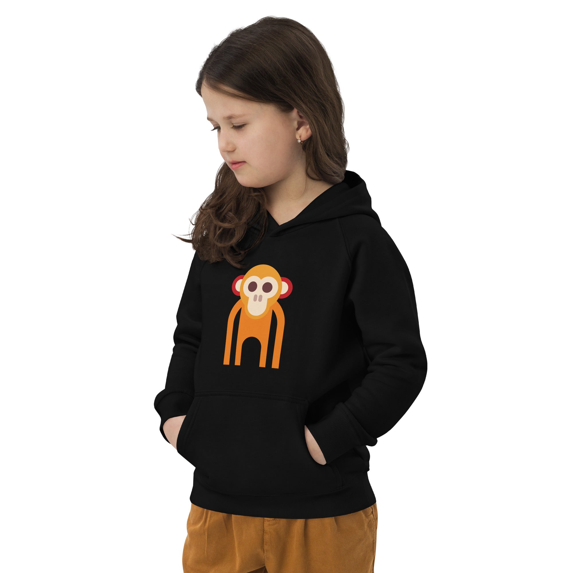 Kids eco hoodie Monkey I