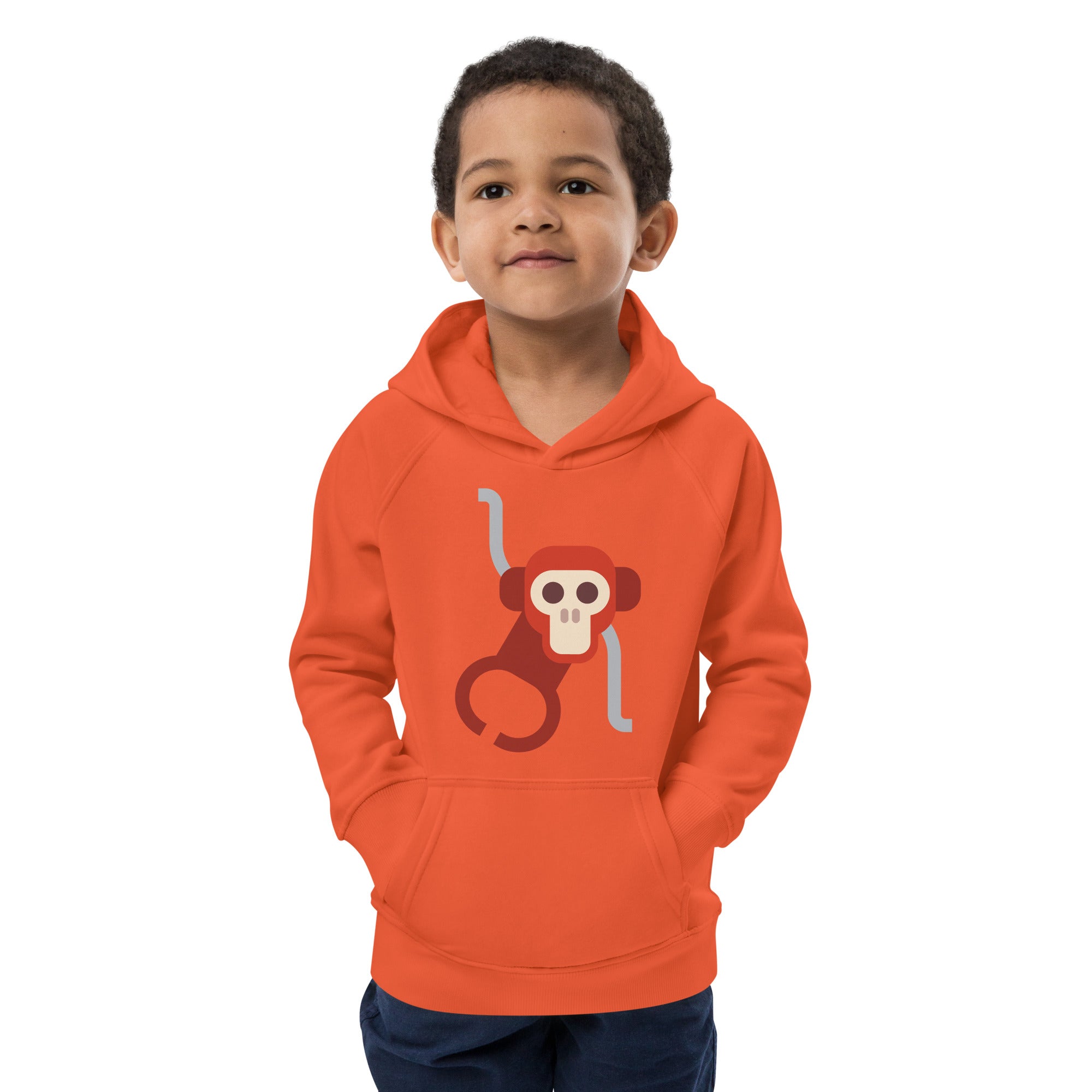 Kids eco hoodie Monkey II