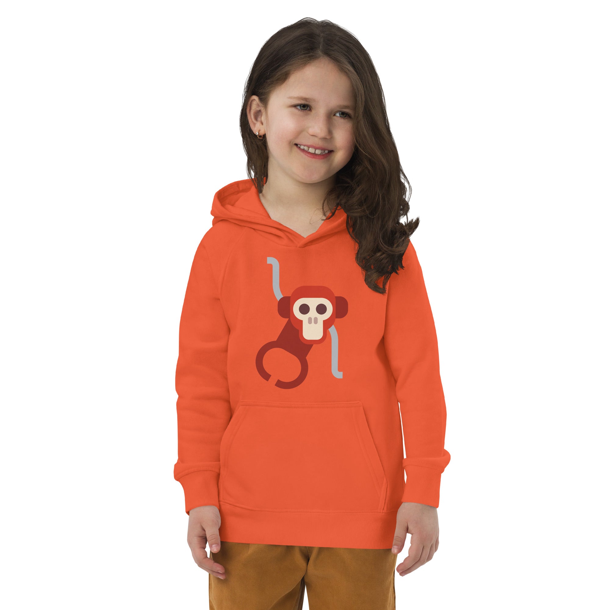 Kids eco hoodie Monkey II