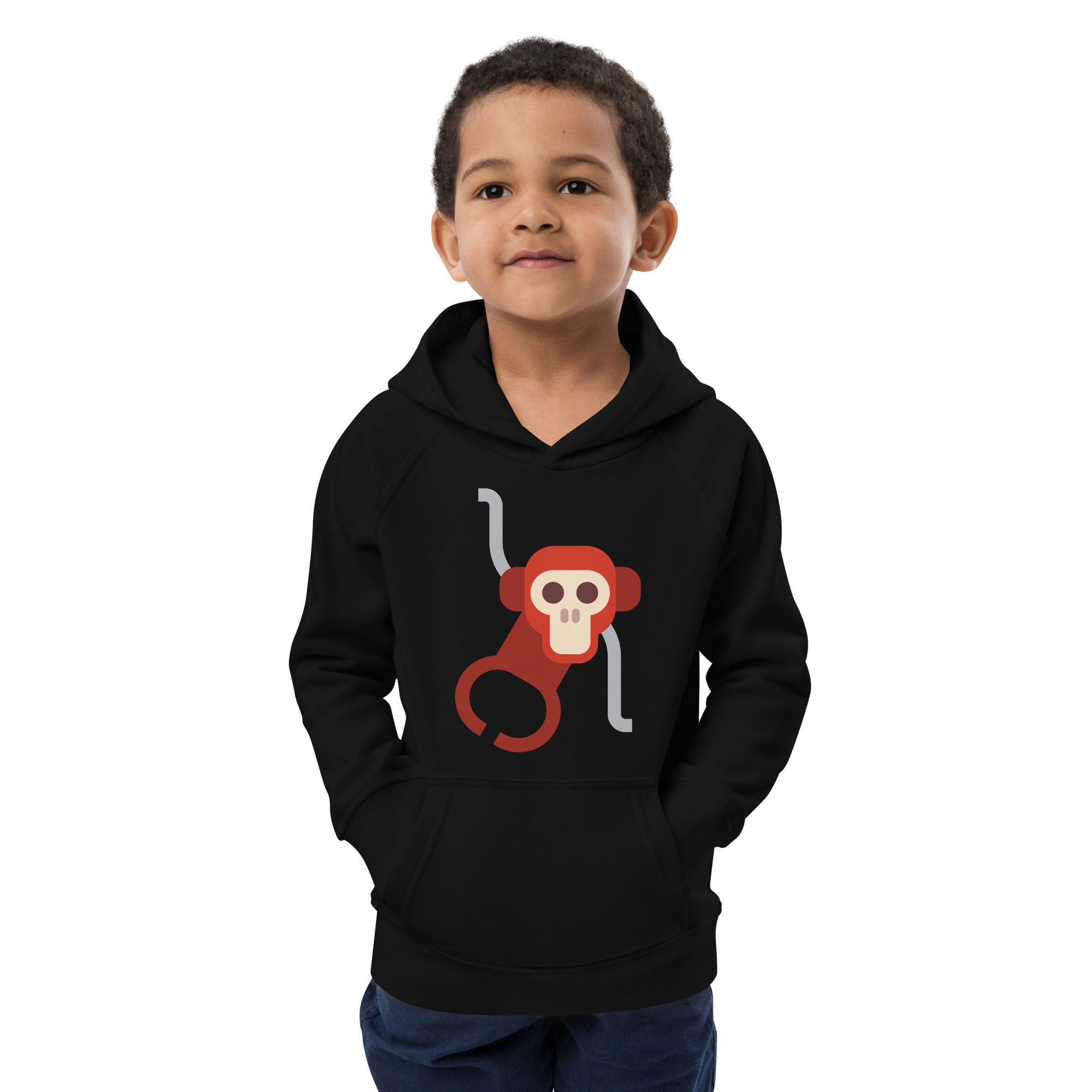 Kids eco hoodie Monkey II