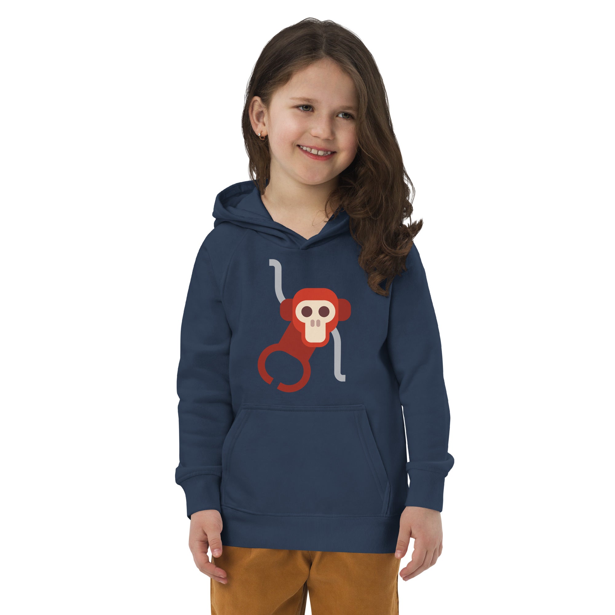 Kids eco hoodie Monkey II