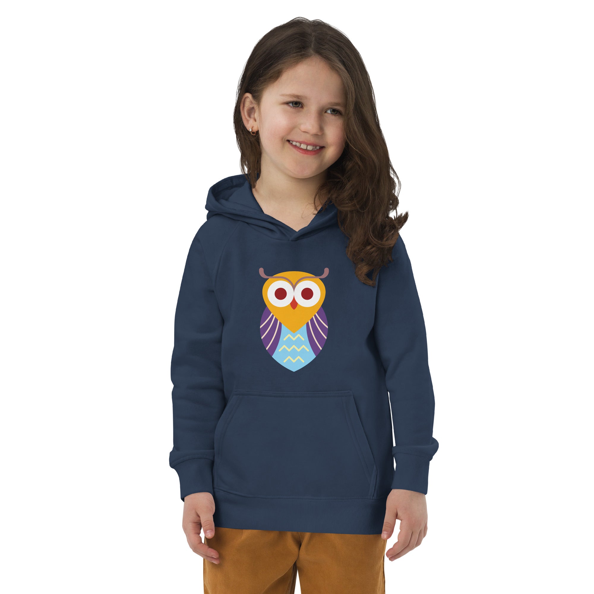 Kids eco hoodie Owl I