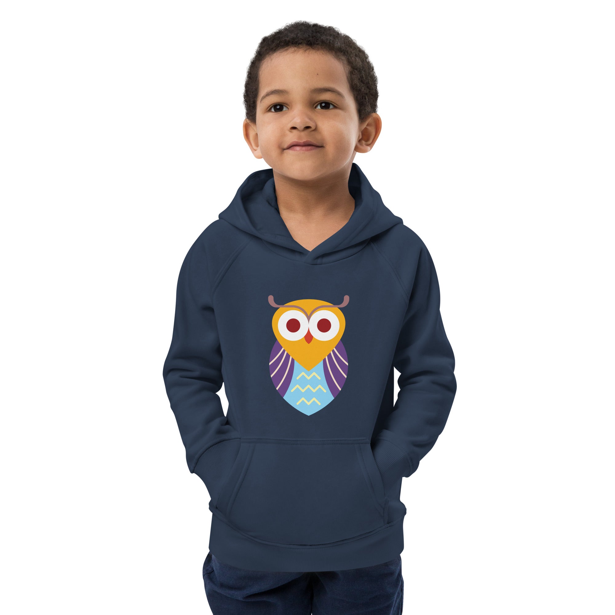 Kids eco hoodie Owl I