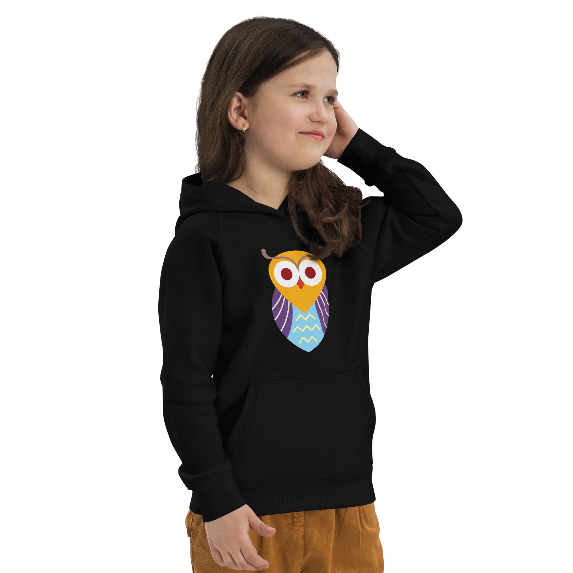 Kids eco hoodie Owl I