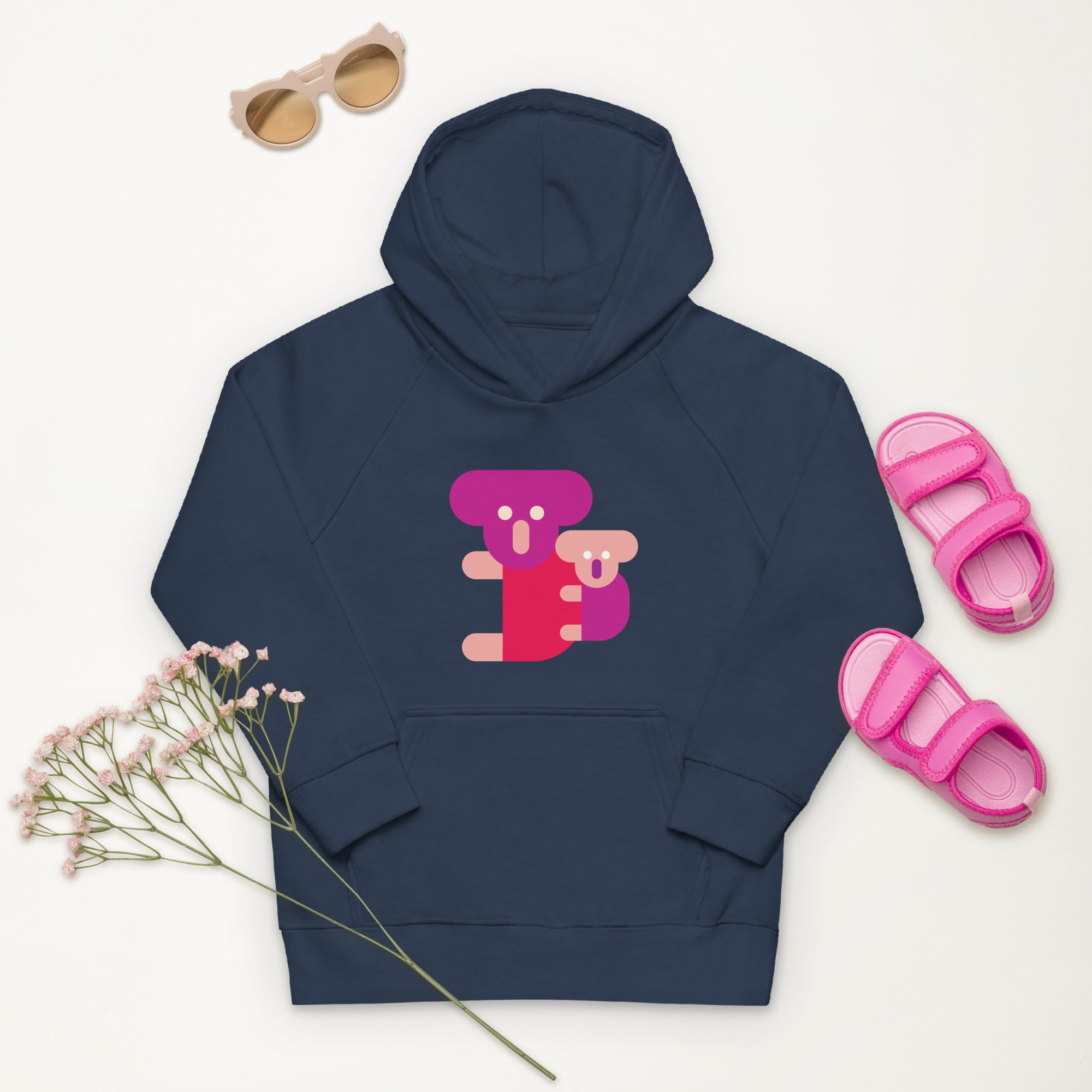 Kids eco hoodie Panda