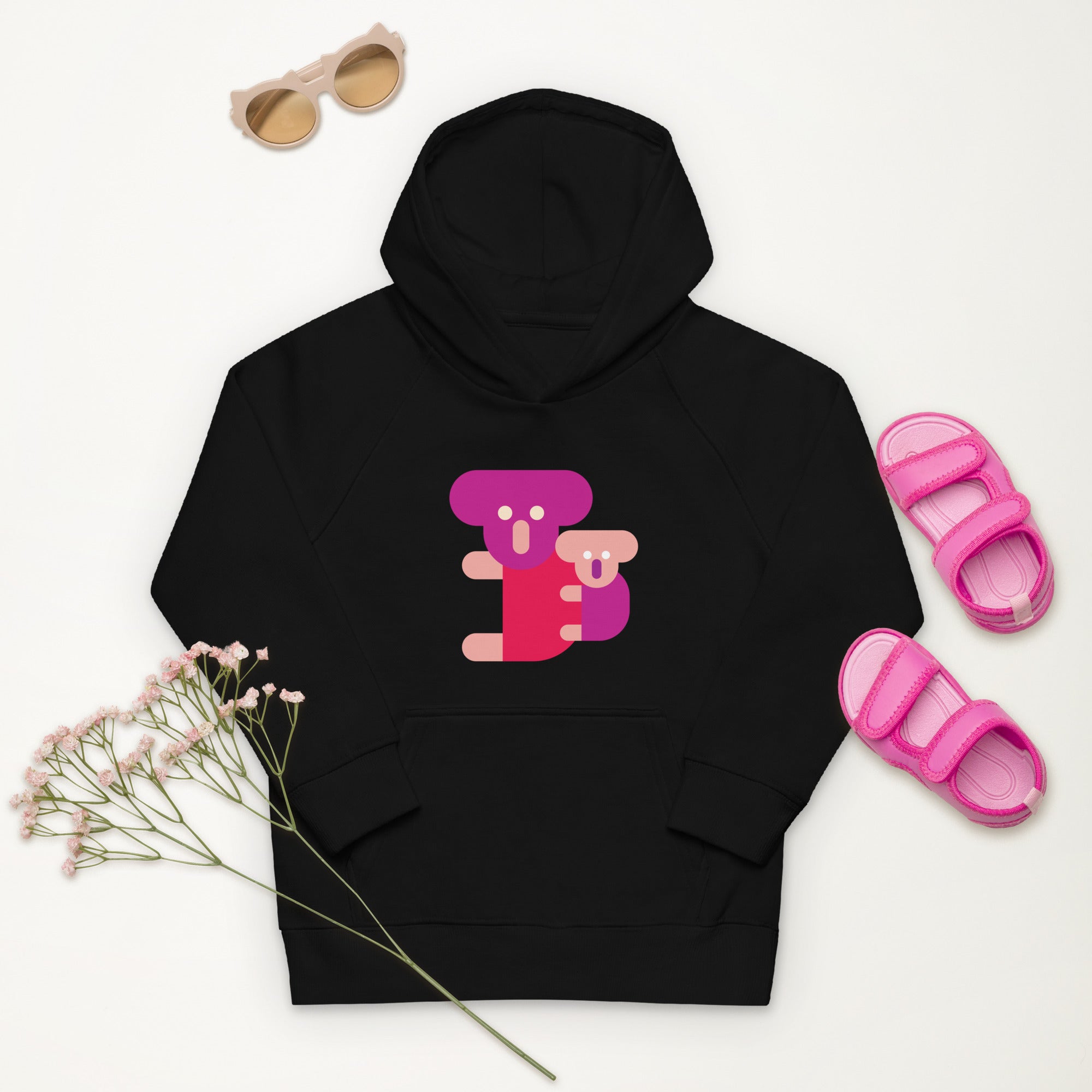 Kids eco hoodie Panda
