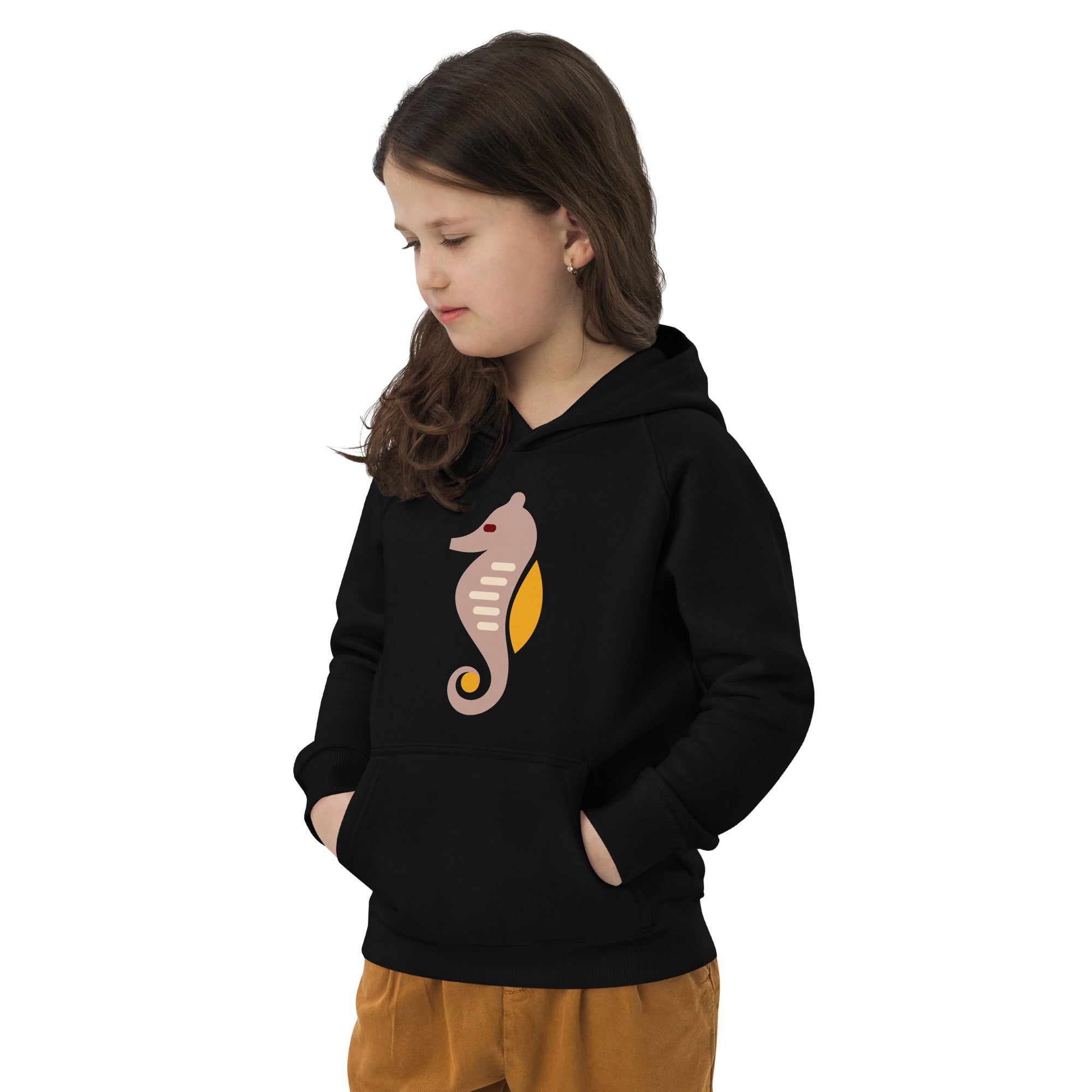 Kids eco hoodie Sea Horse