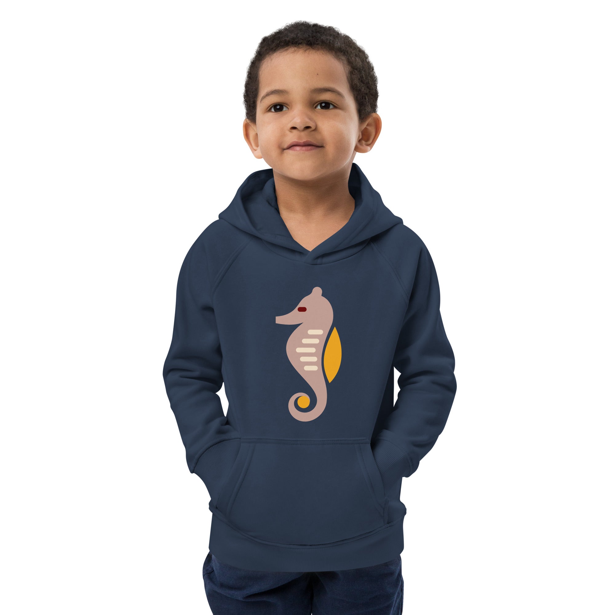 Kids eco hoodie Sea Horse