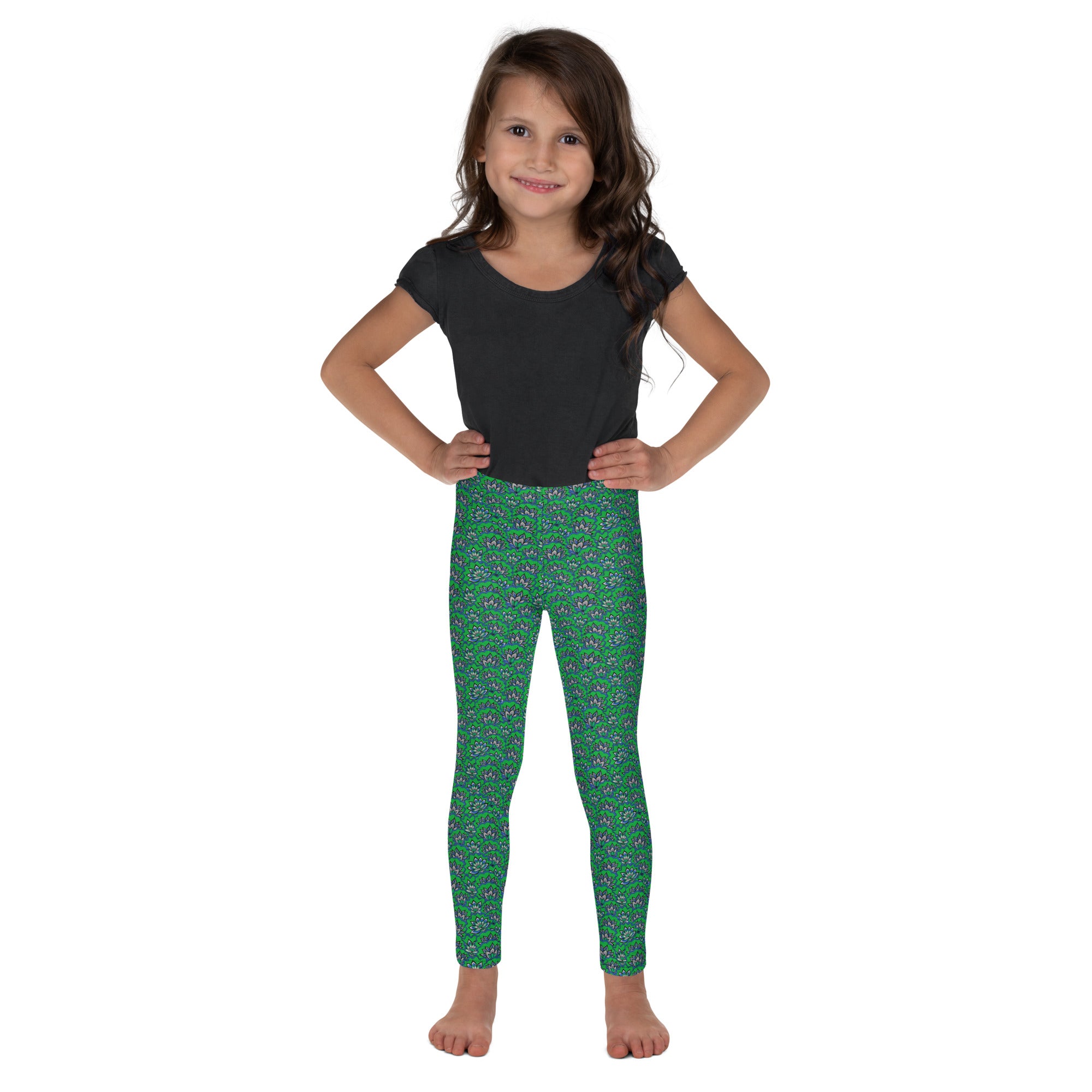 Kid's Leggings Lotus Green