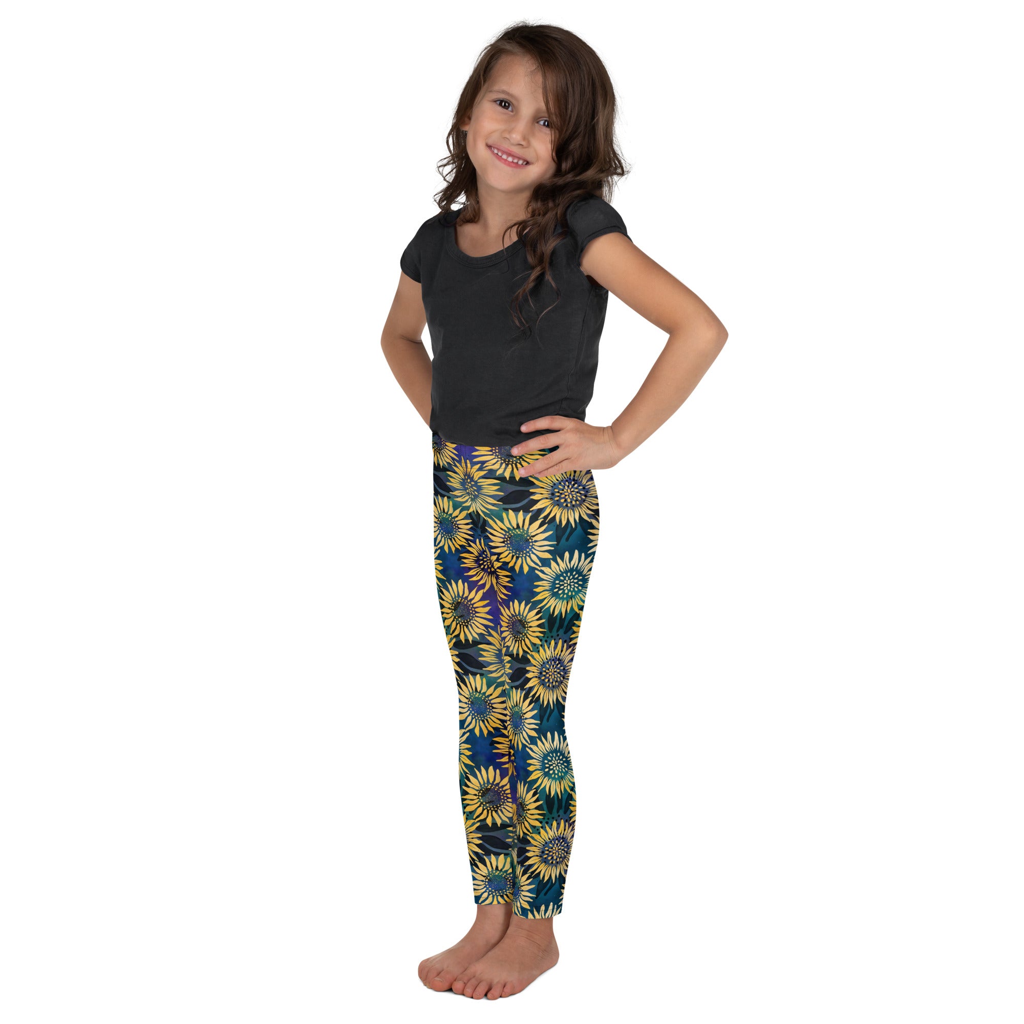 Kid's Leggings Sunflowers