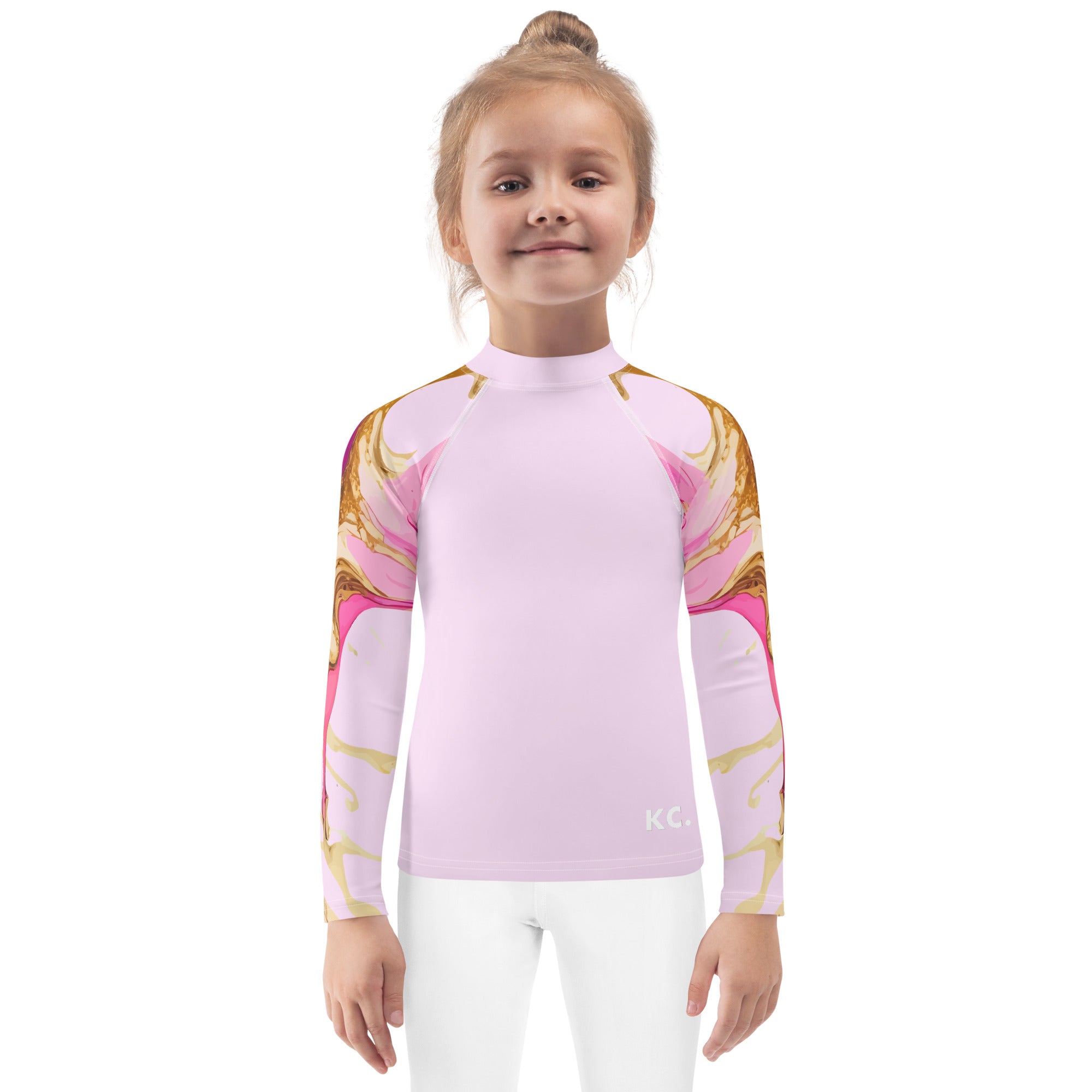 Kids Rash Guard Ink Pattern I
