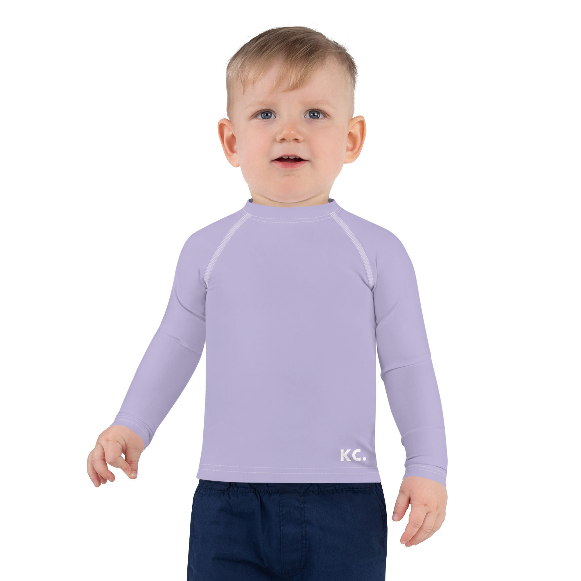 Kids Rash Guard Lavender