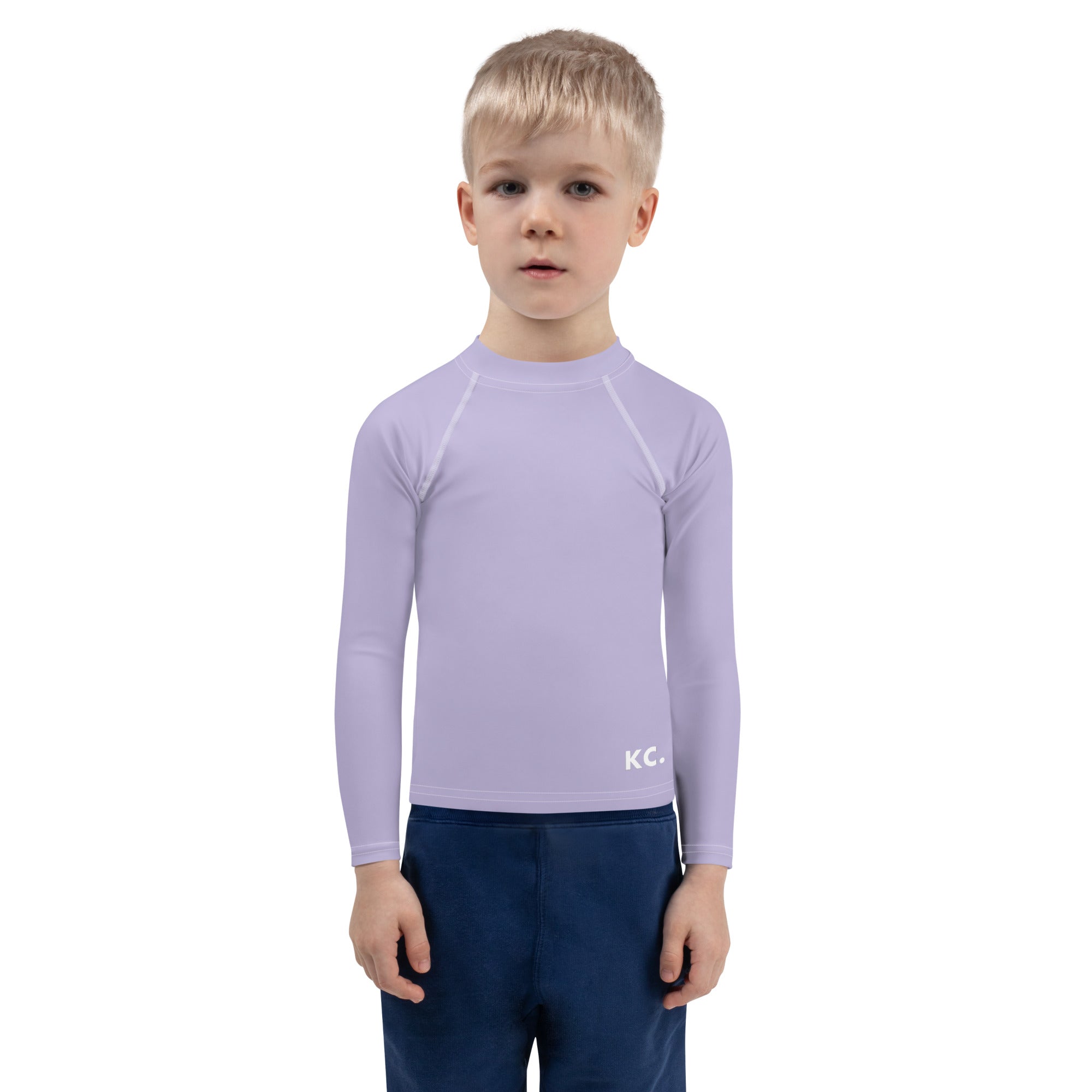 Kids Rash Guard Lavender