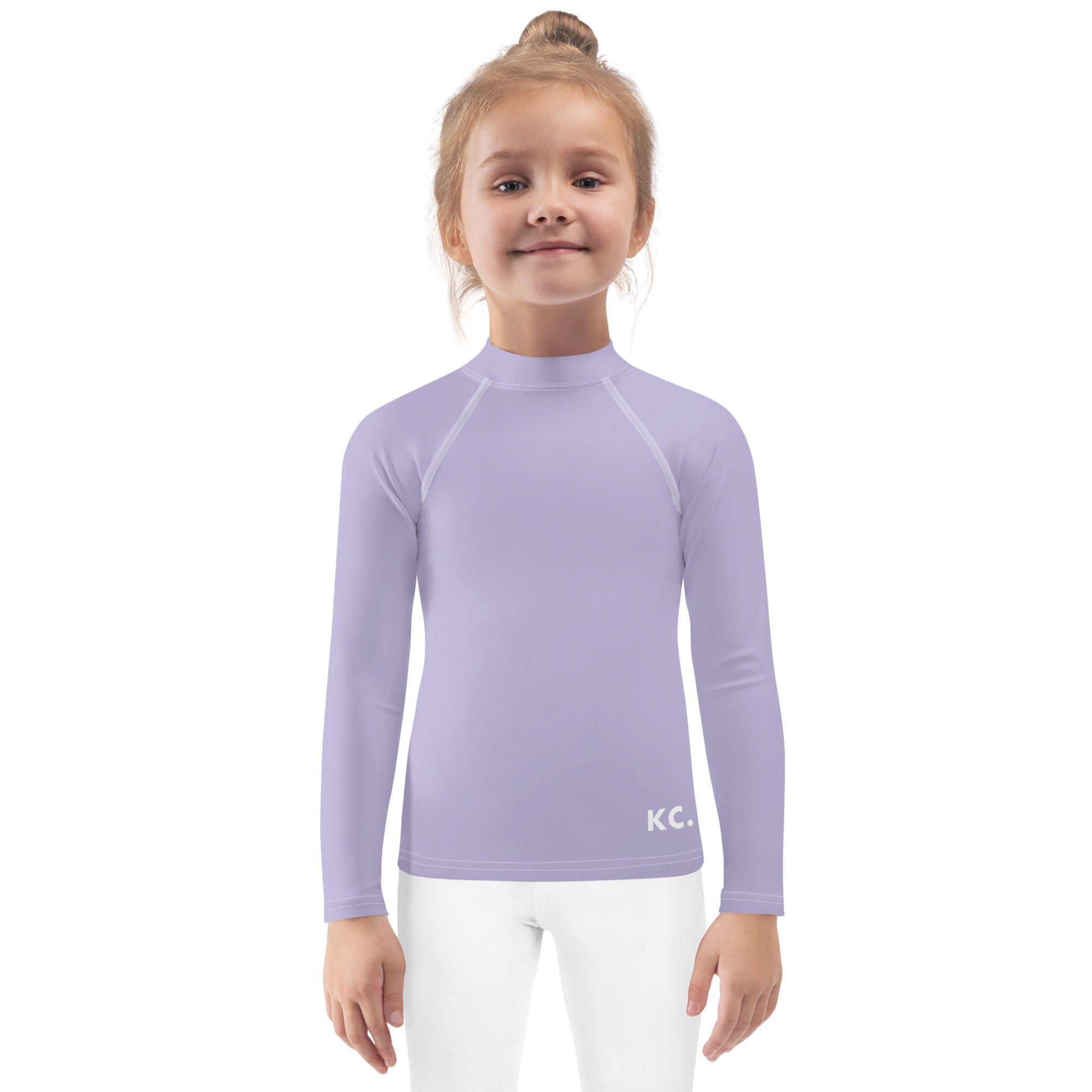 Kids Rash Guard Lavender
