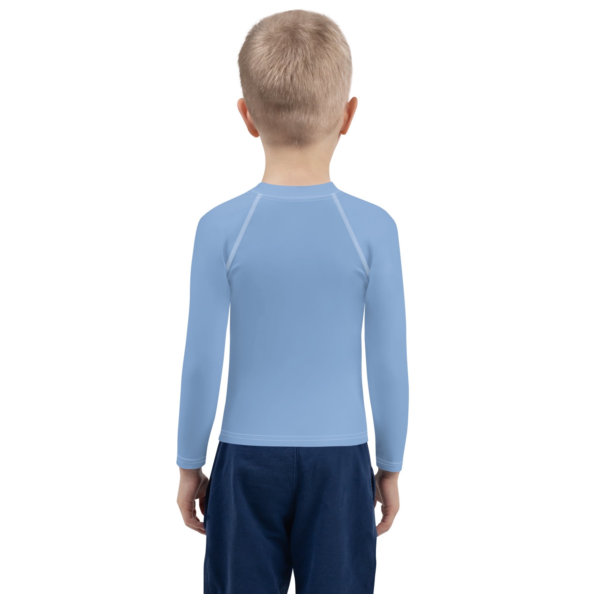 Kids Rash Guard Light Blue