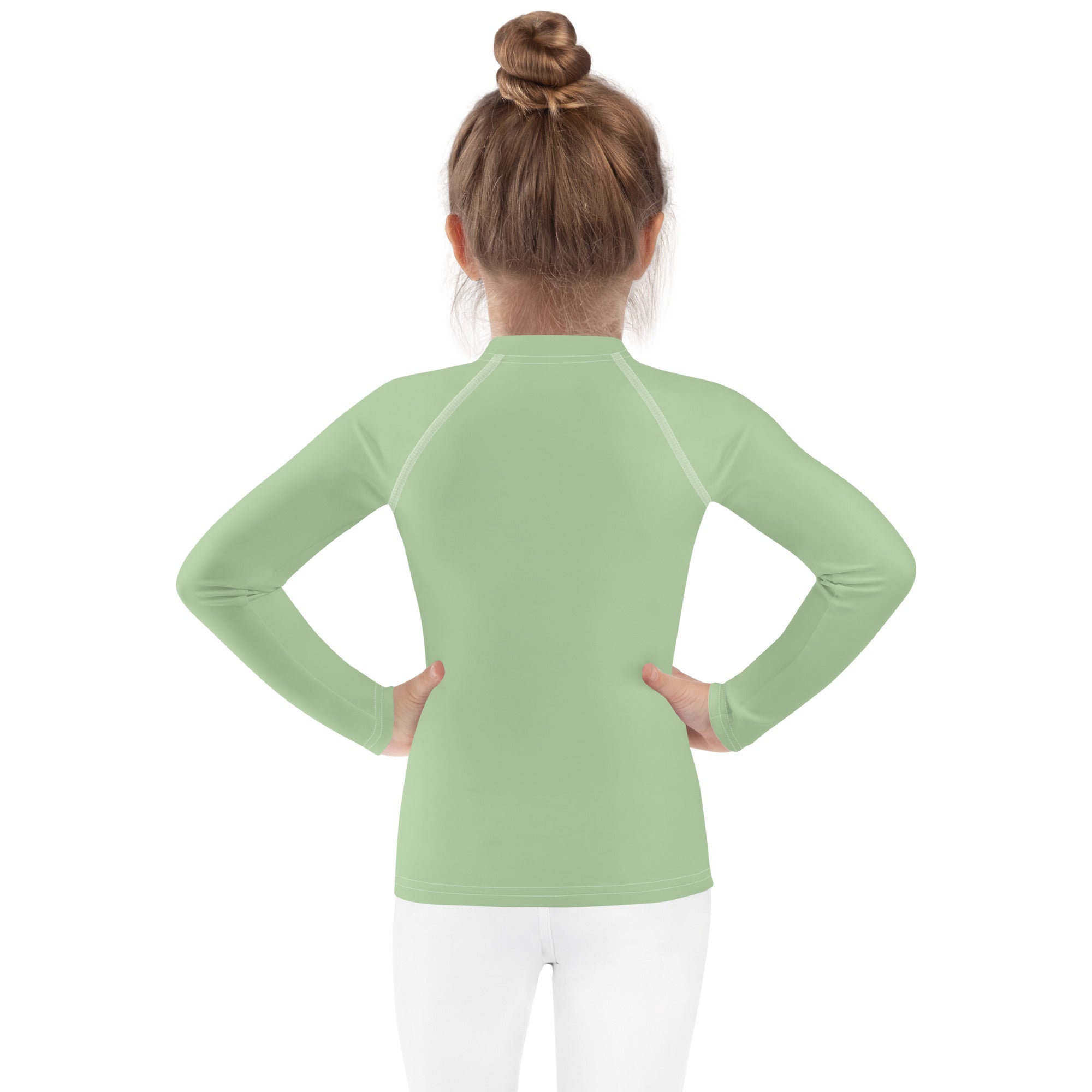 Kids Rash Guard Light Green