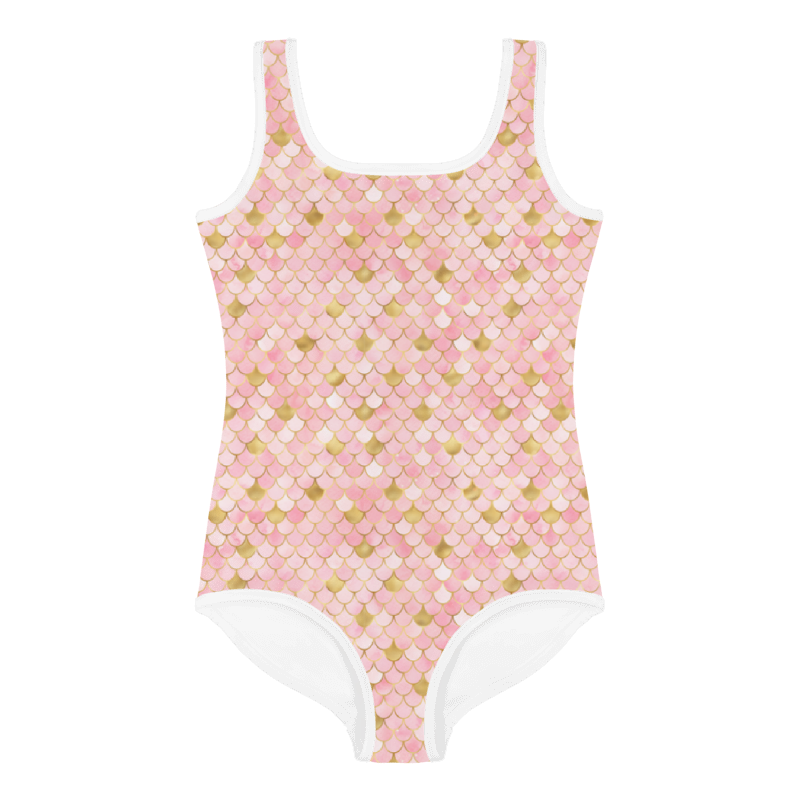 Kids Swimsuit Mermaid Pink