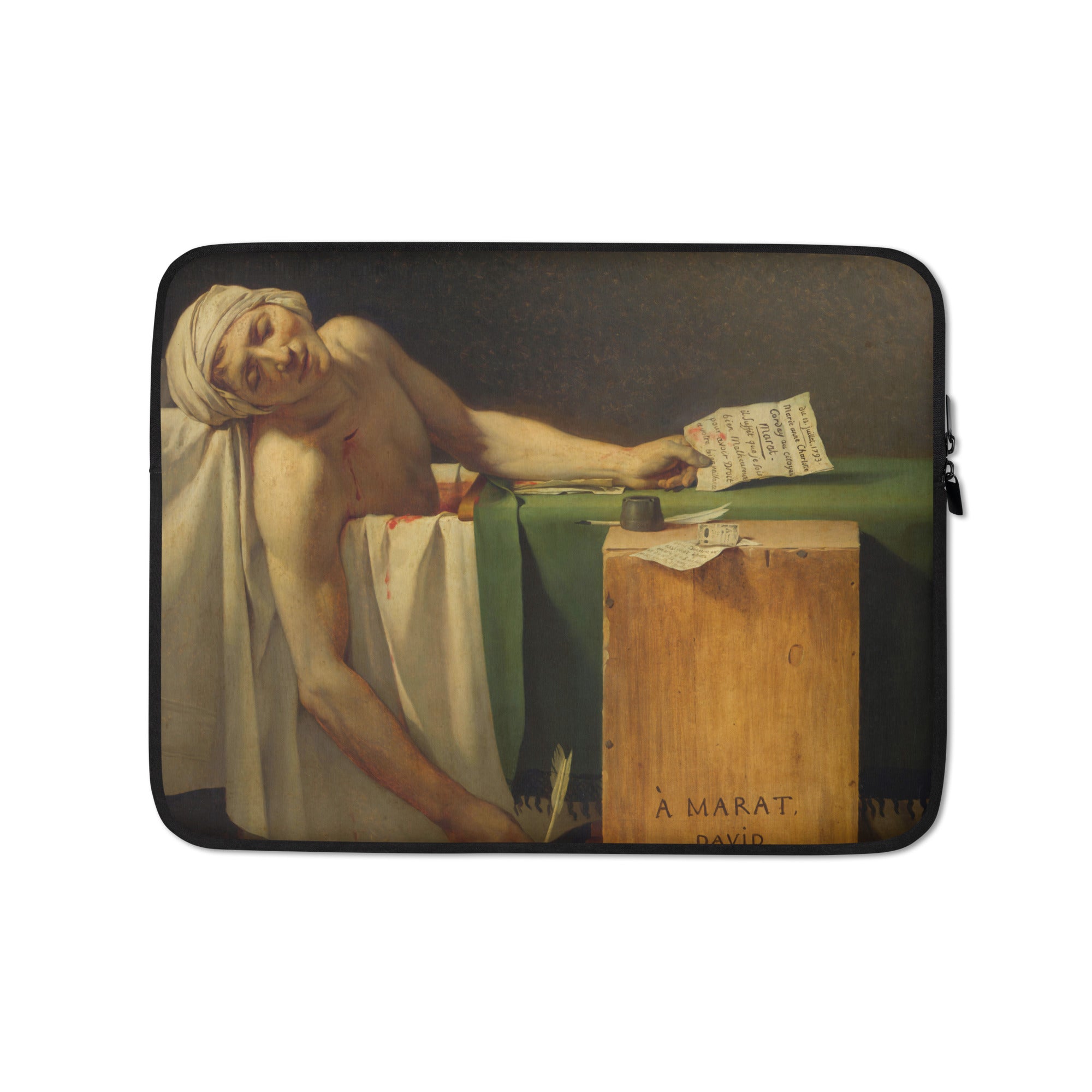 Laptop Sleeve Jacques Louis David Marat Assassinated