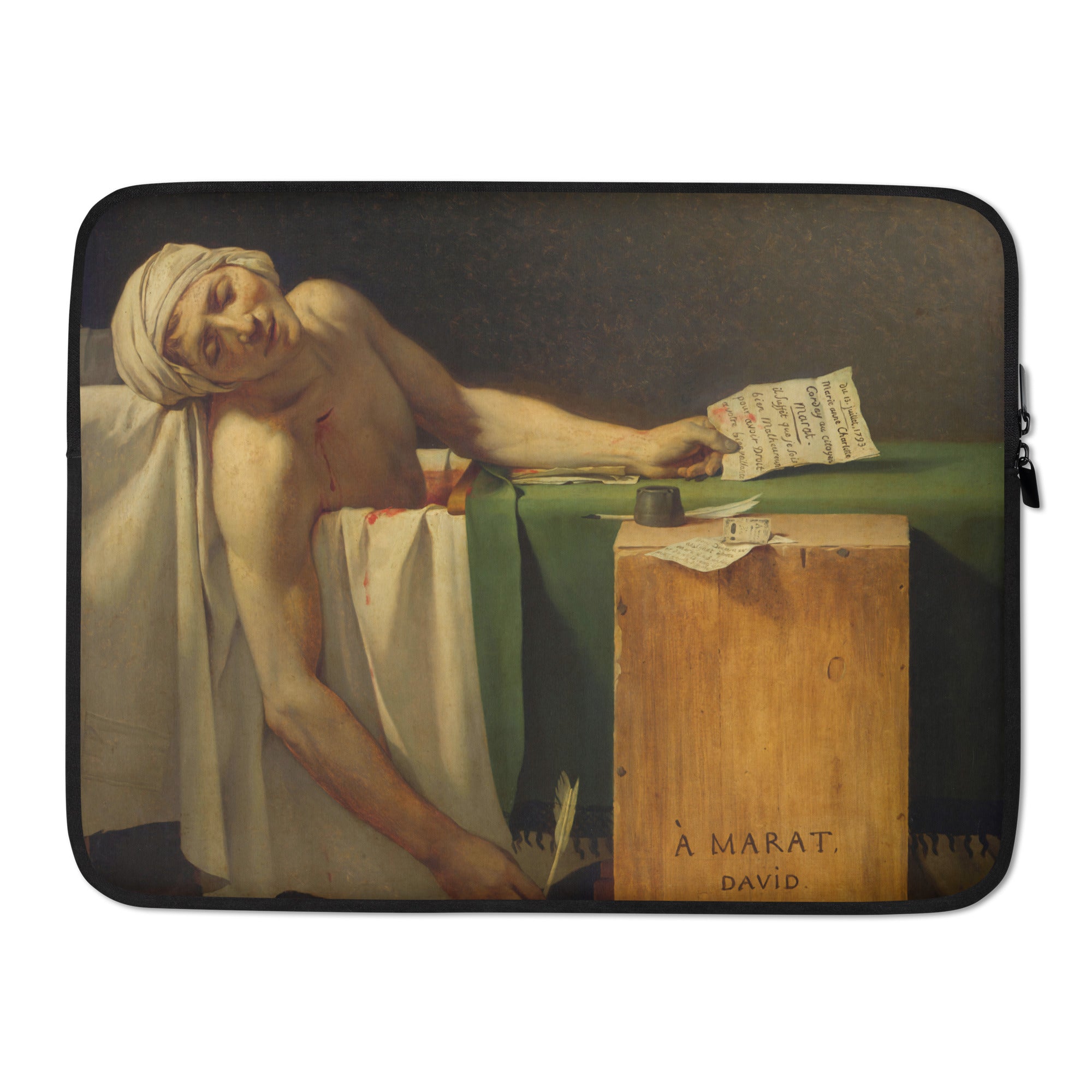 Laptop Sleeve Jacques Louis David Marat Assassinated