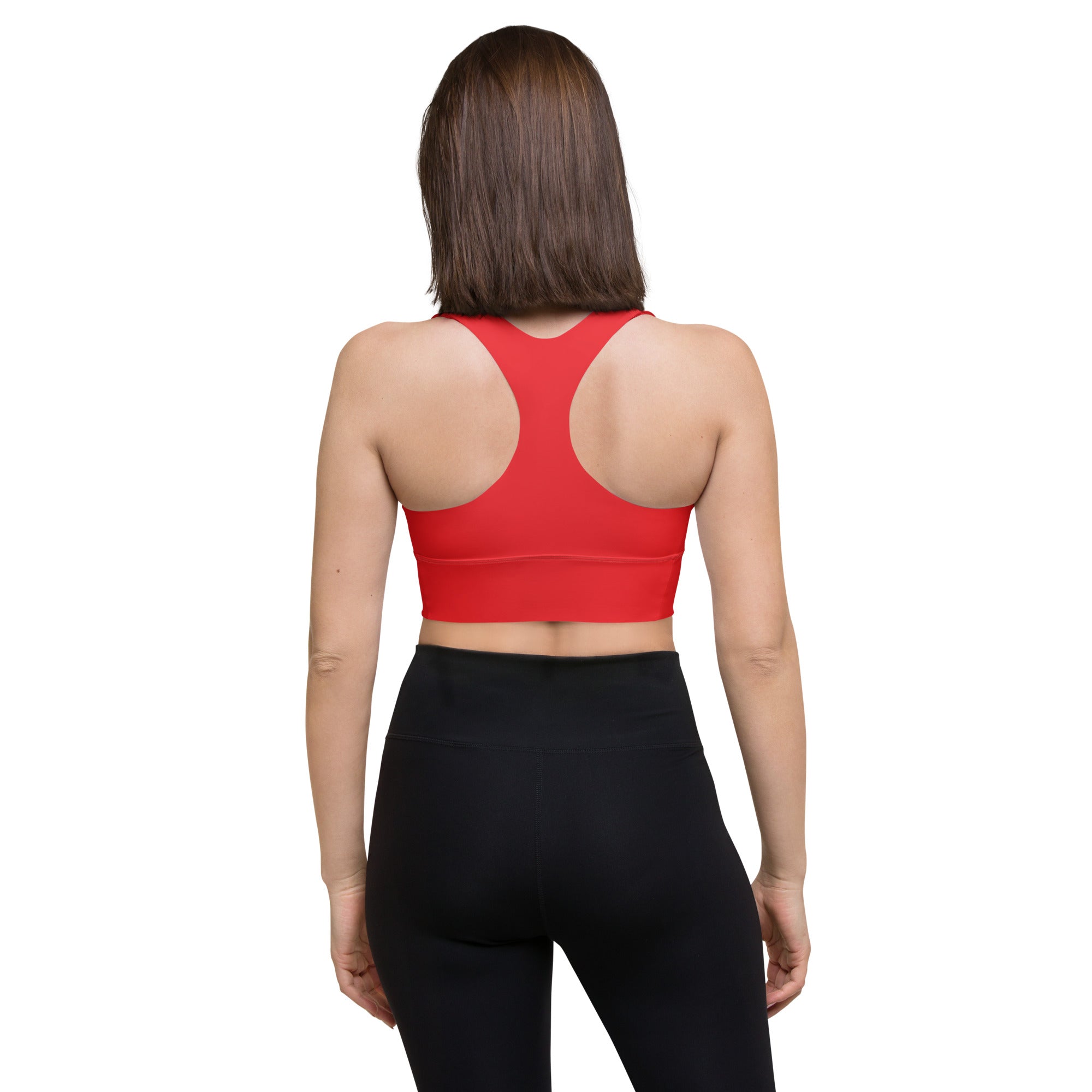 Longline sports bra Alizarin