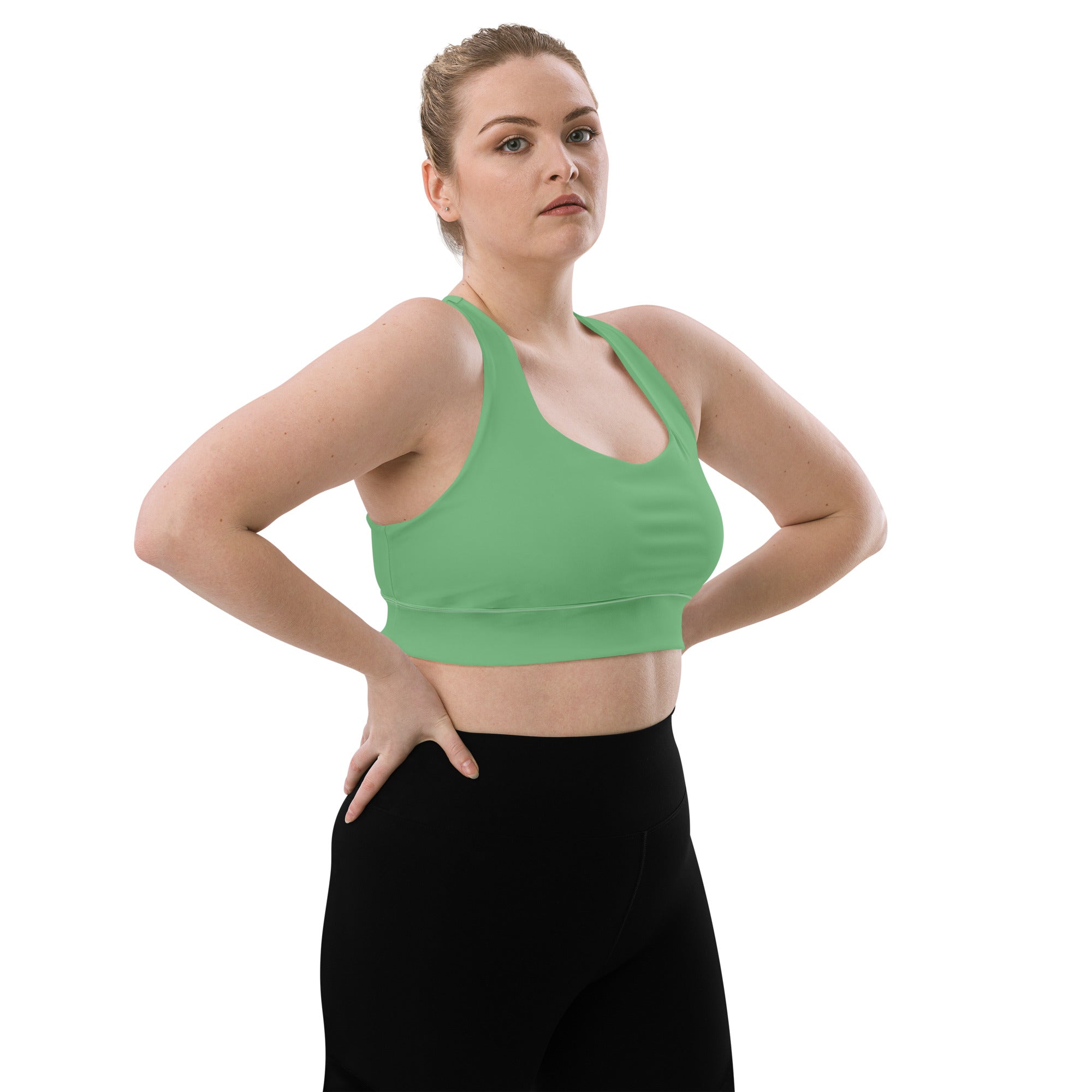 Longline sports bra Bay Leaf