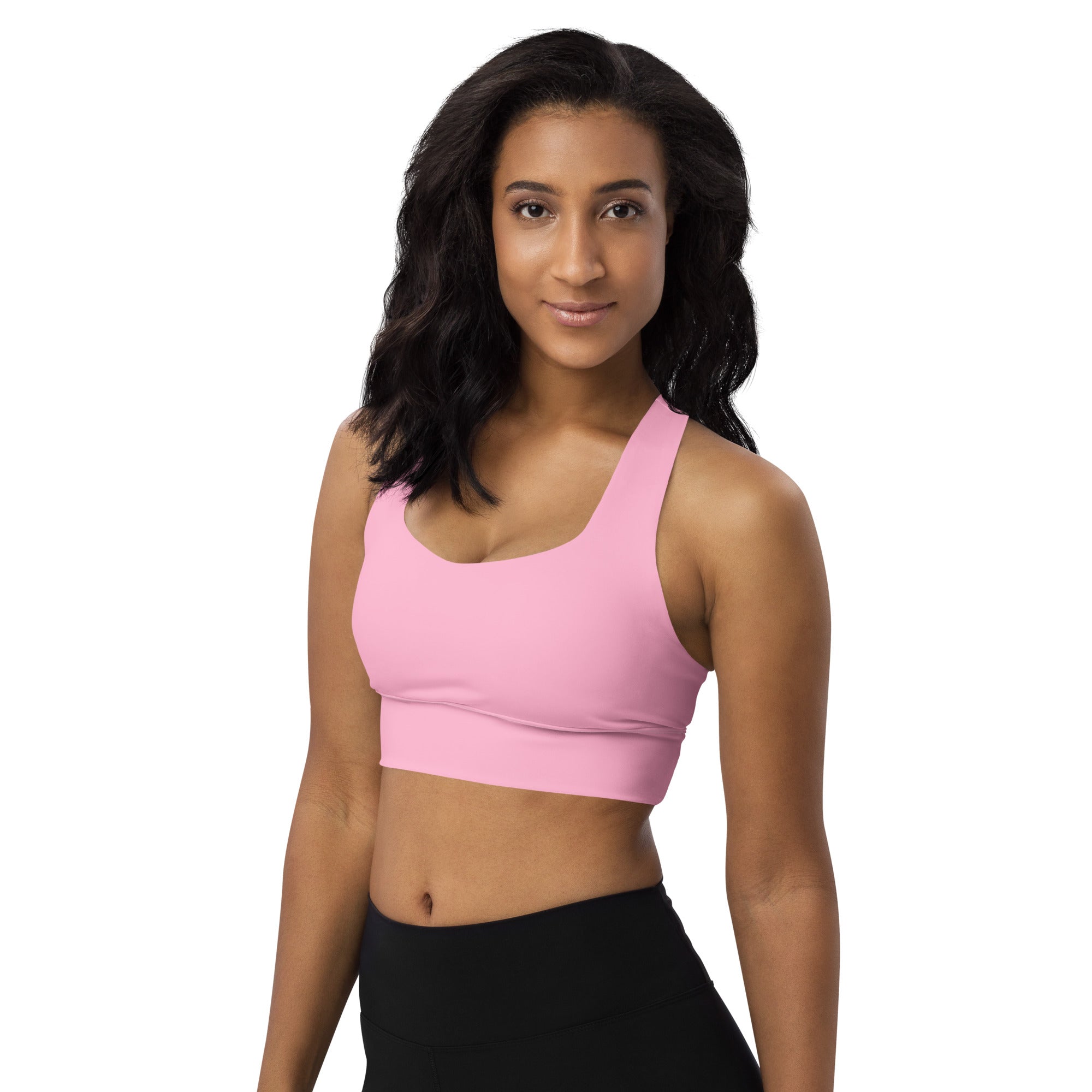 Longline sports bra Cotton Candy