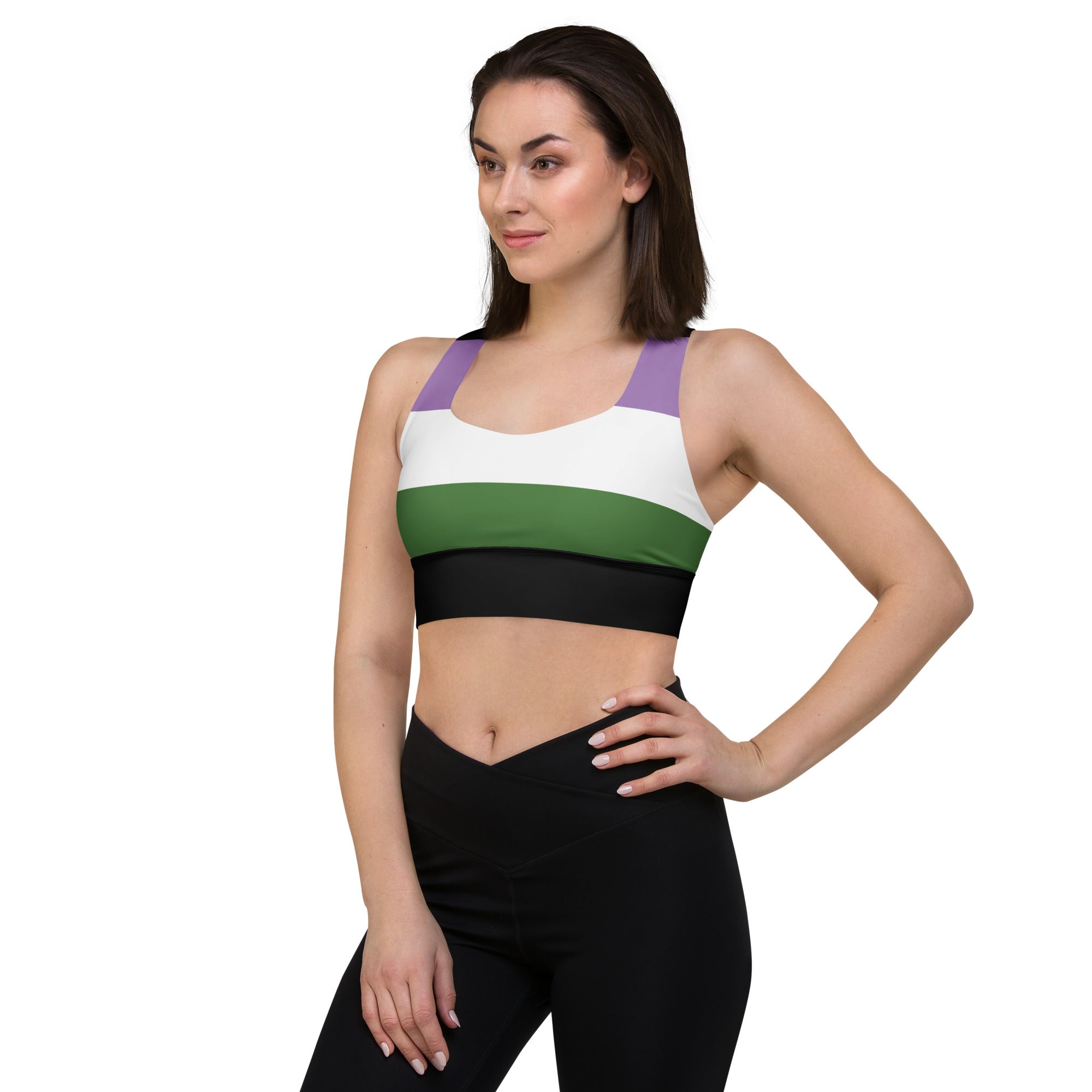 Longline sports bra Genderqueer