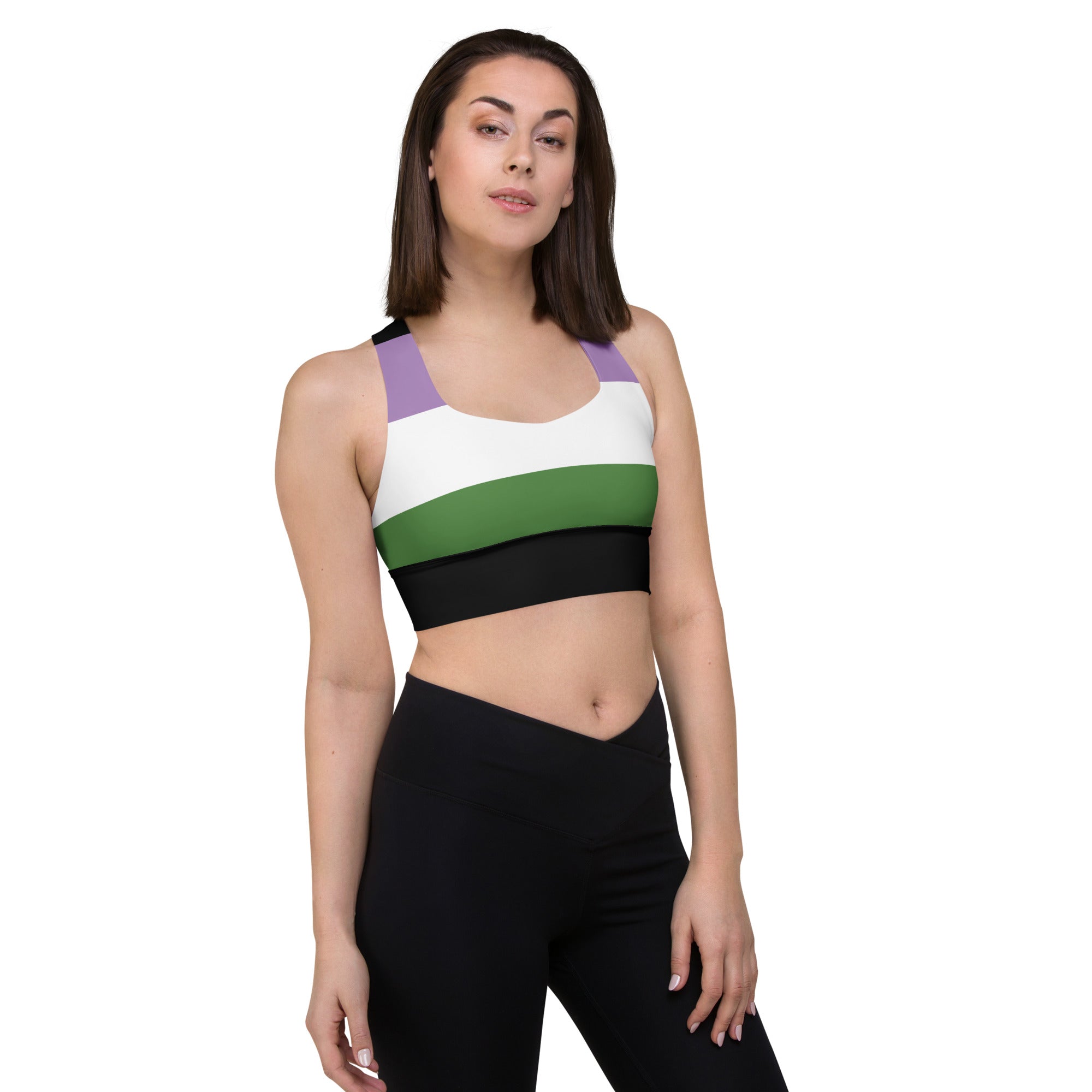 Longline sports bra Genderqueer