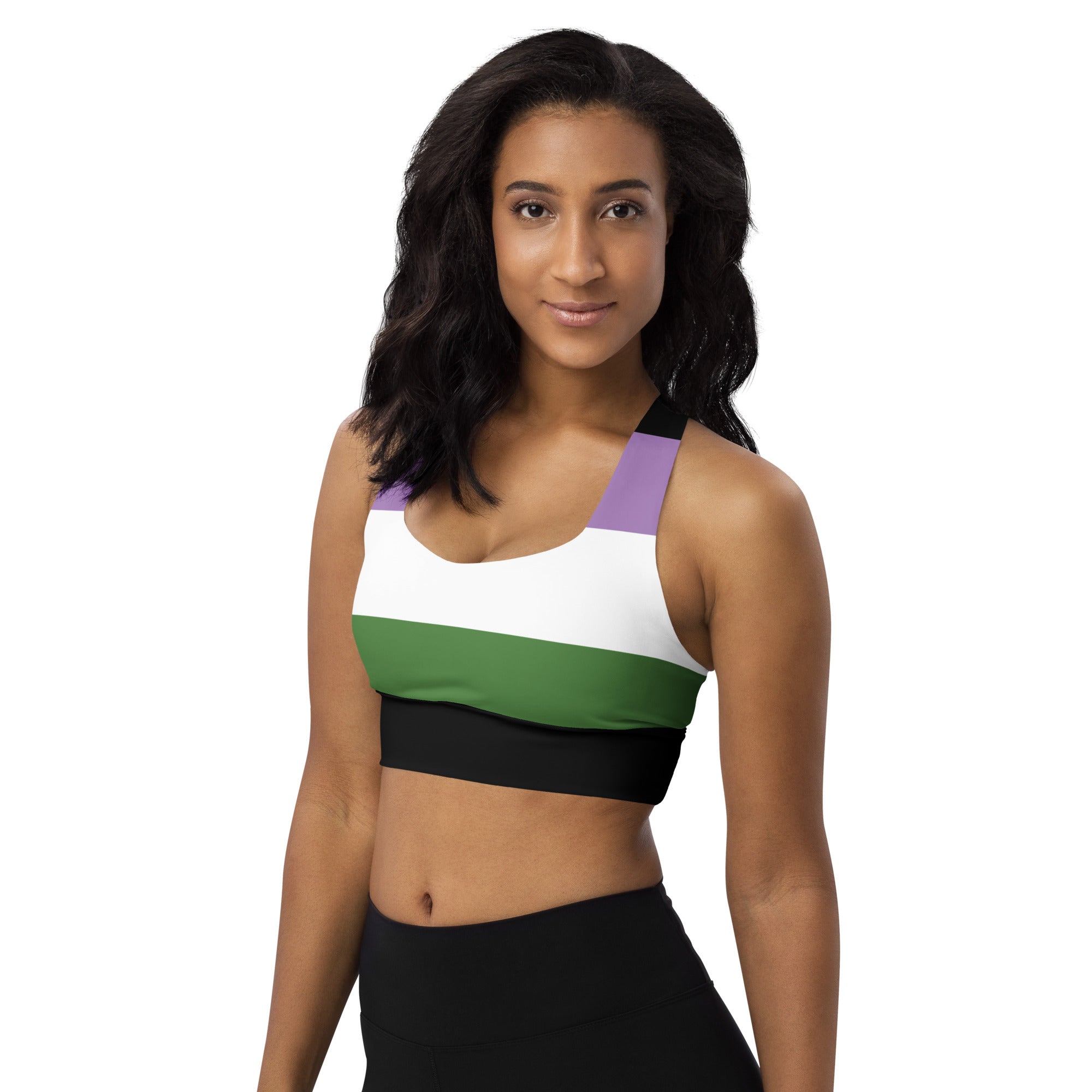 Longline sports bra Genderqueer
