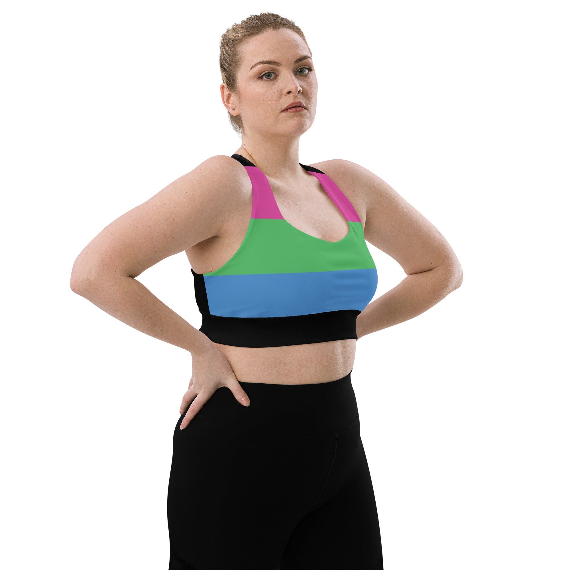 Longline sports bra Polysexual