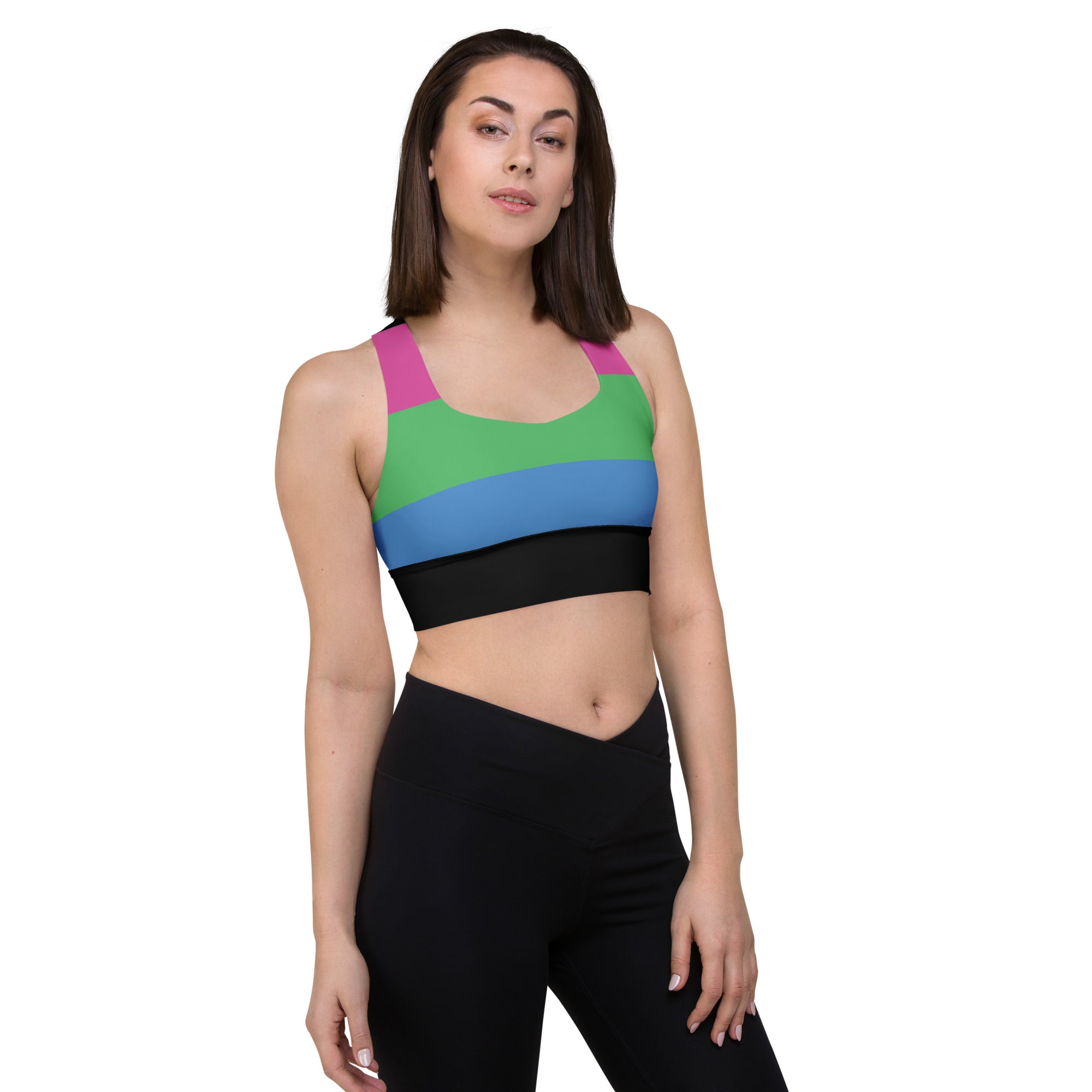 Longline sports bra Polysexual