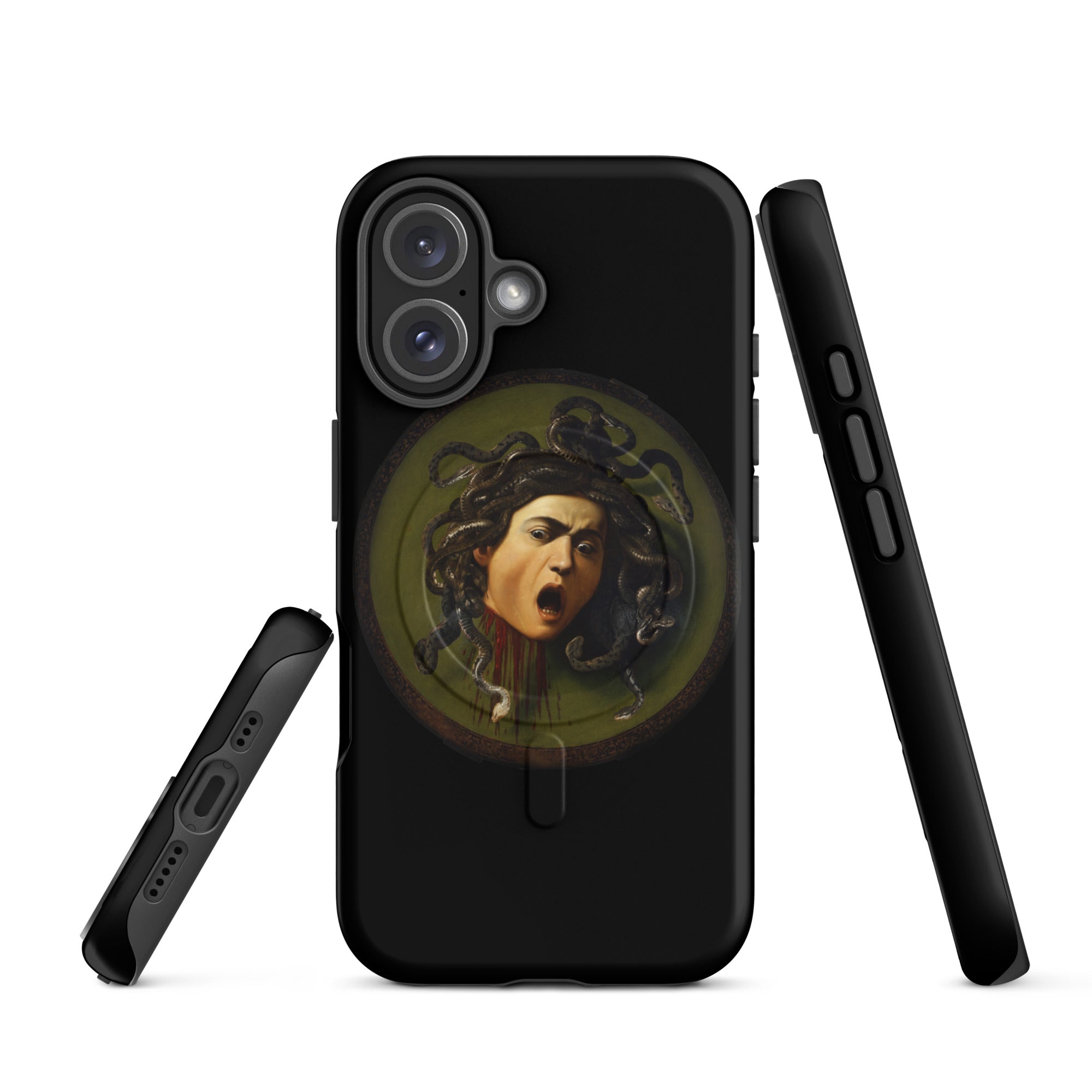 MagSafe® tough case for iPhone® Caravaggio Medusa 1597