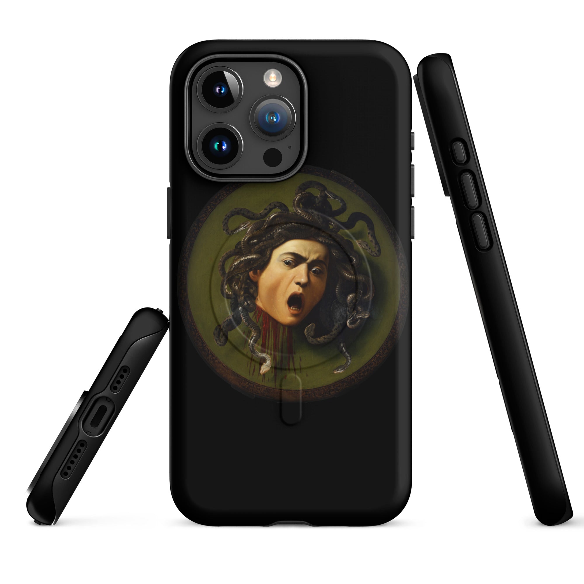 MagSafe® tough case for iPhone® Caravaggio Medusa 1597