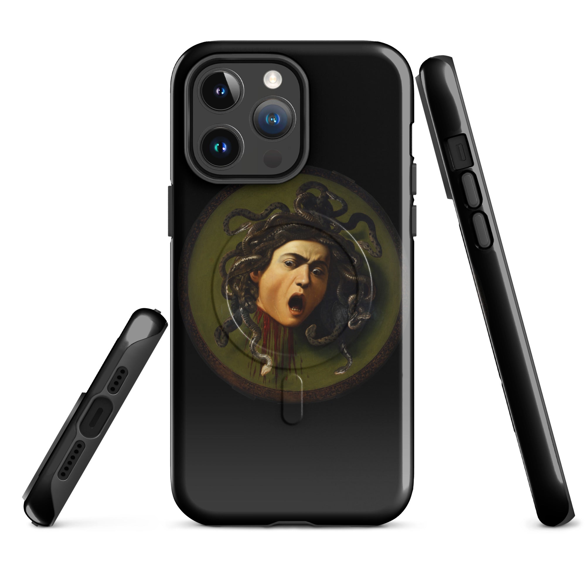 MagSafe® tough case for iPhone® Caravaggio Medusa 1597