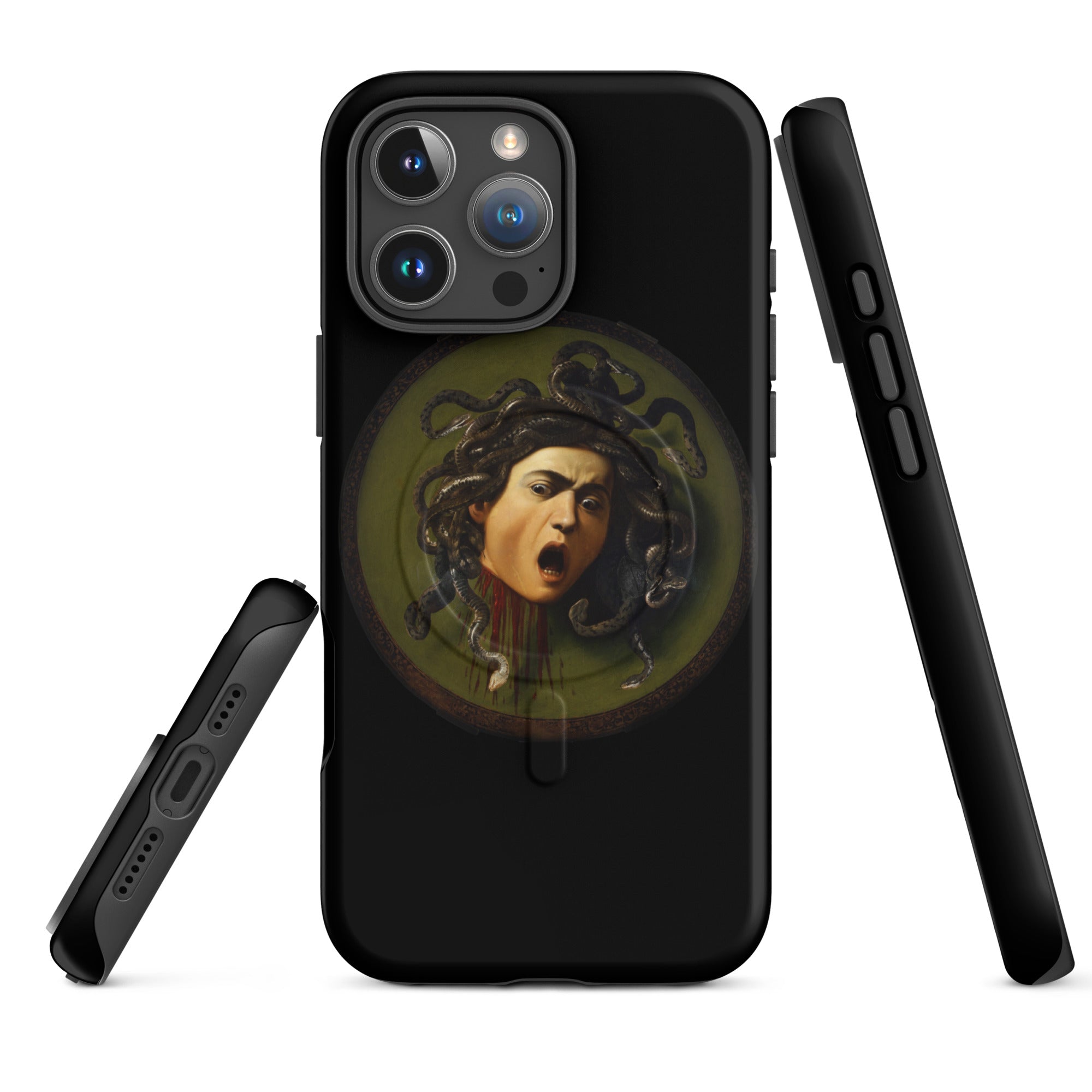 MagSafe® tough case for iPhone® Caravaggio Medusa 1597