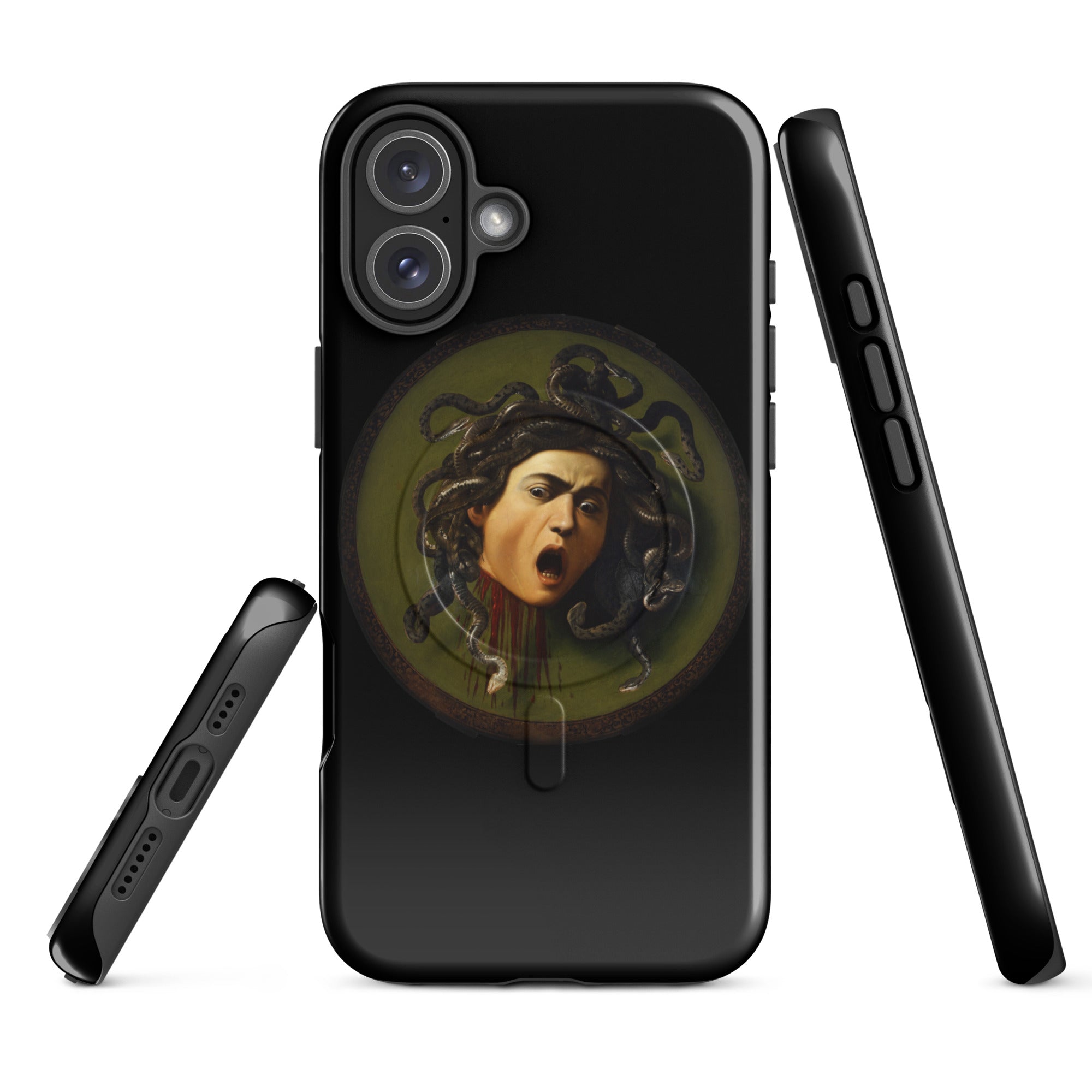MagSafe® tough case for iPhone® Caravaggio Medusa 1597