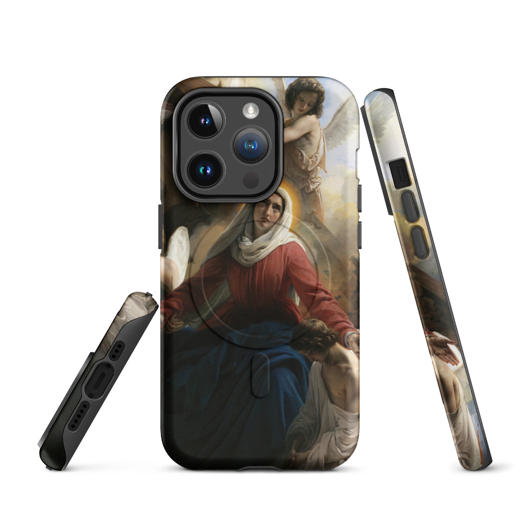 MagSafe® tough case for iPhone® Francesco Hayez La Vergine addolorata con gli angioli e i segni della passione 1842