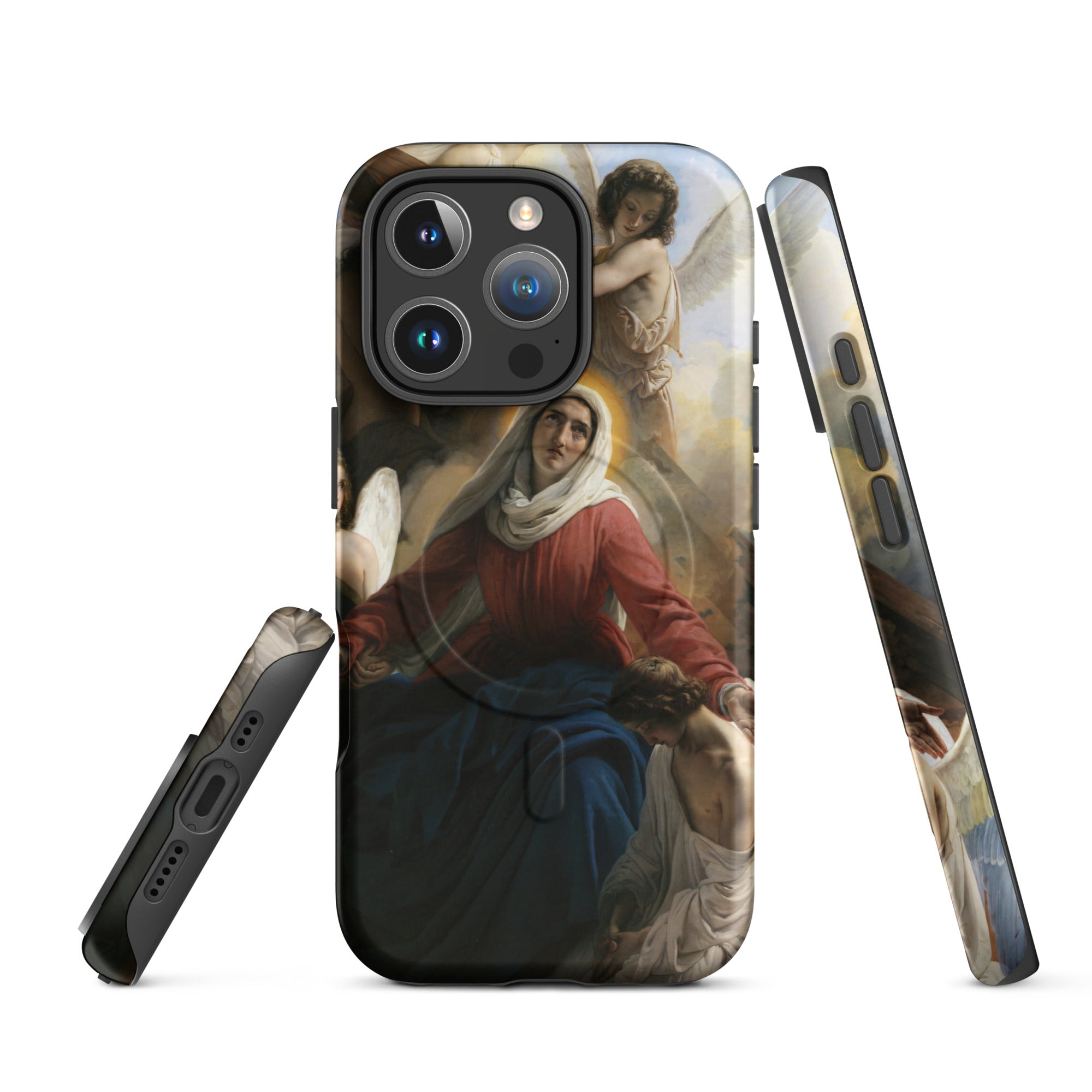 MagSafe® tough case for iPhone® Francesco Hayez La Vergine addolorata con gli angioli e i segni della passione 1842