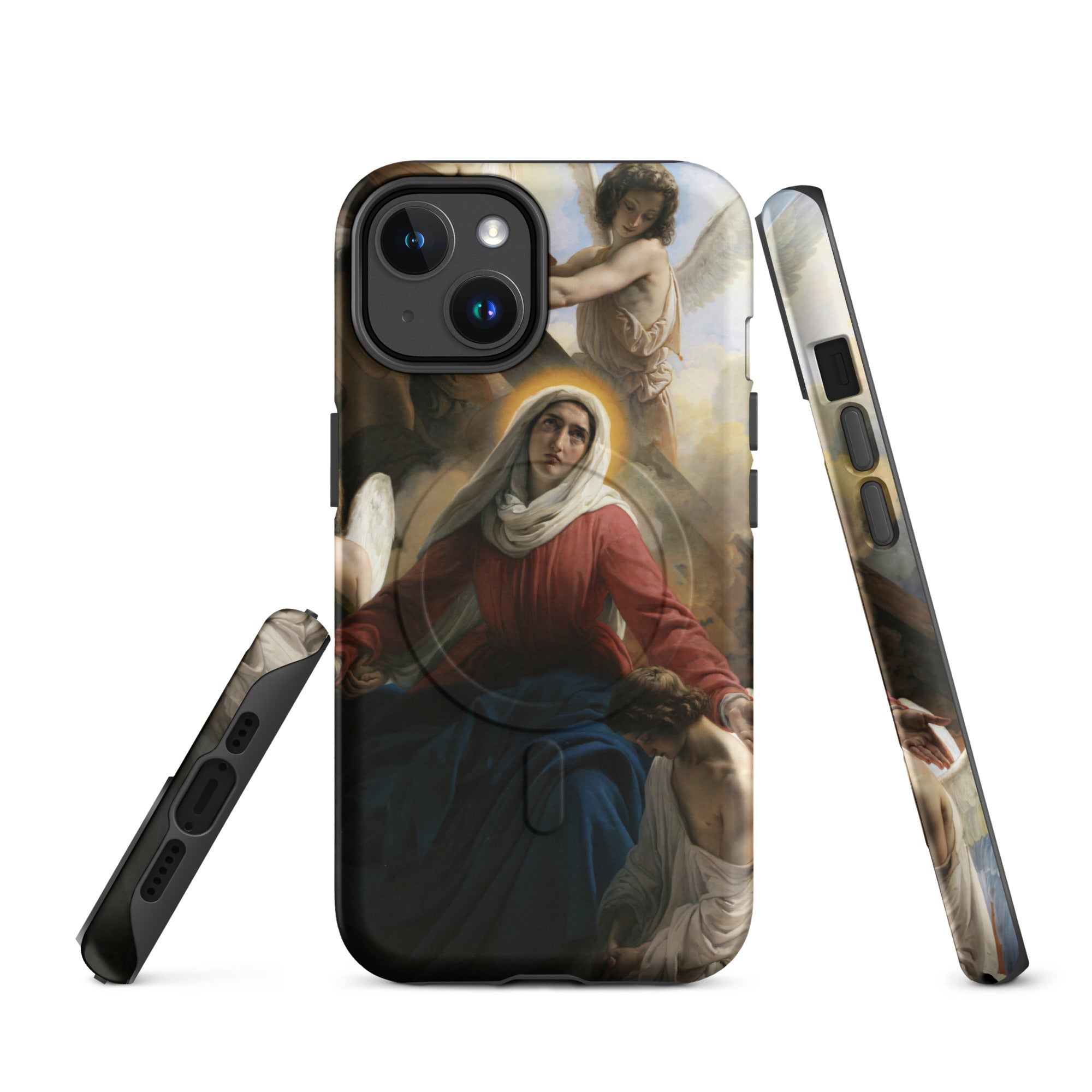 MagSafe® tough case for iPhone® Francesco Hayez La Vergine addolorata con gli angioli e i segni della passione 1842