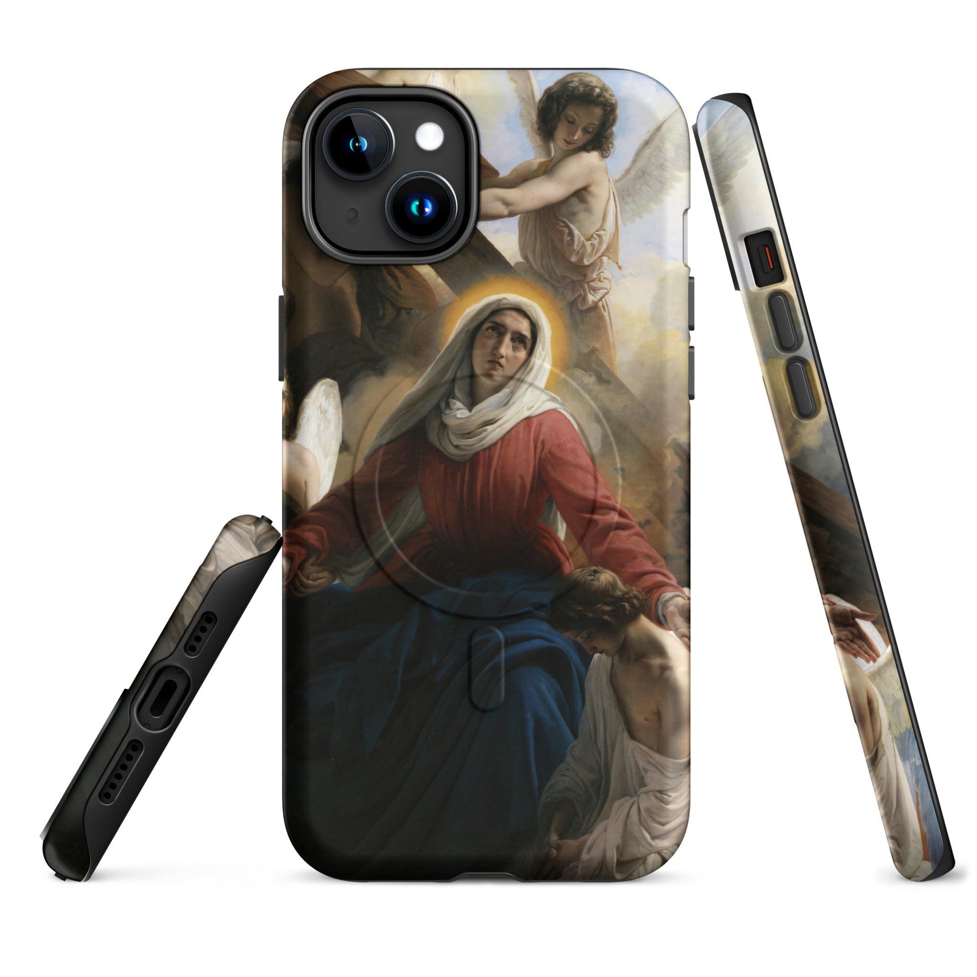 MagSafe® tough case for iPhone® Francesco Hayez La Vergine addolorata con gli angioli e i segni della passione 1842