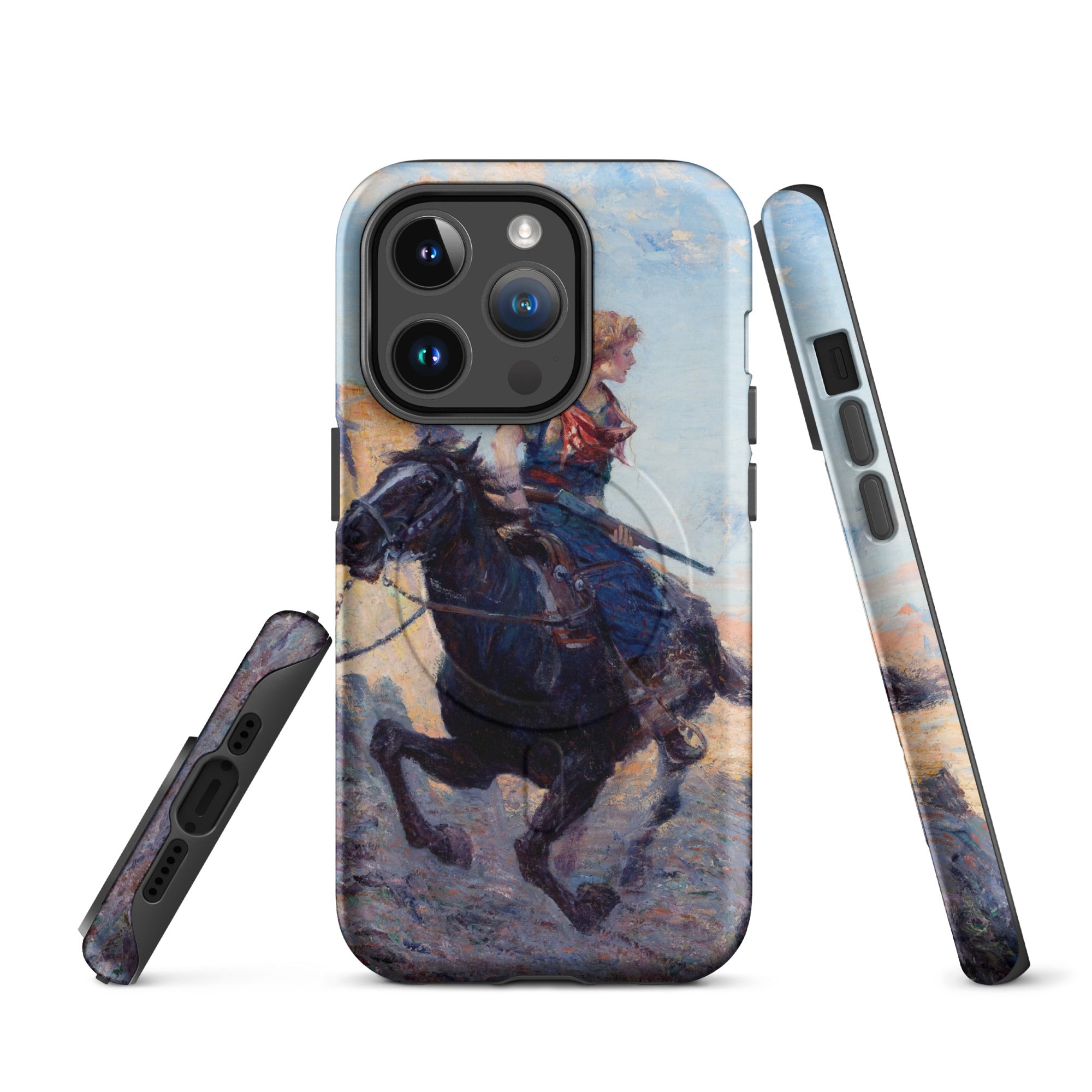 MagSafe® tough case for iPhone® Frank Spradling Returning Fire