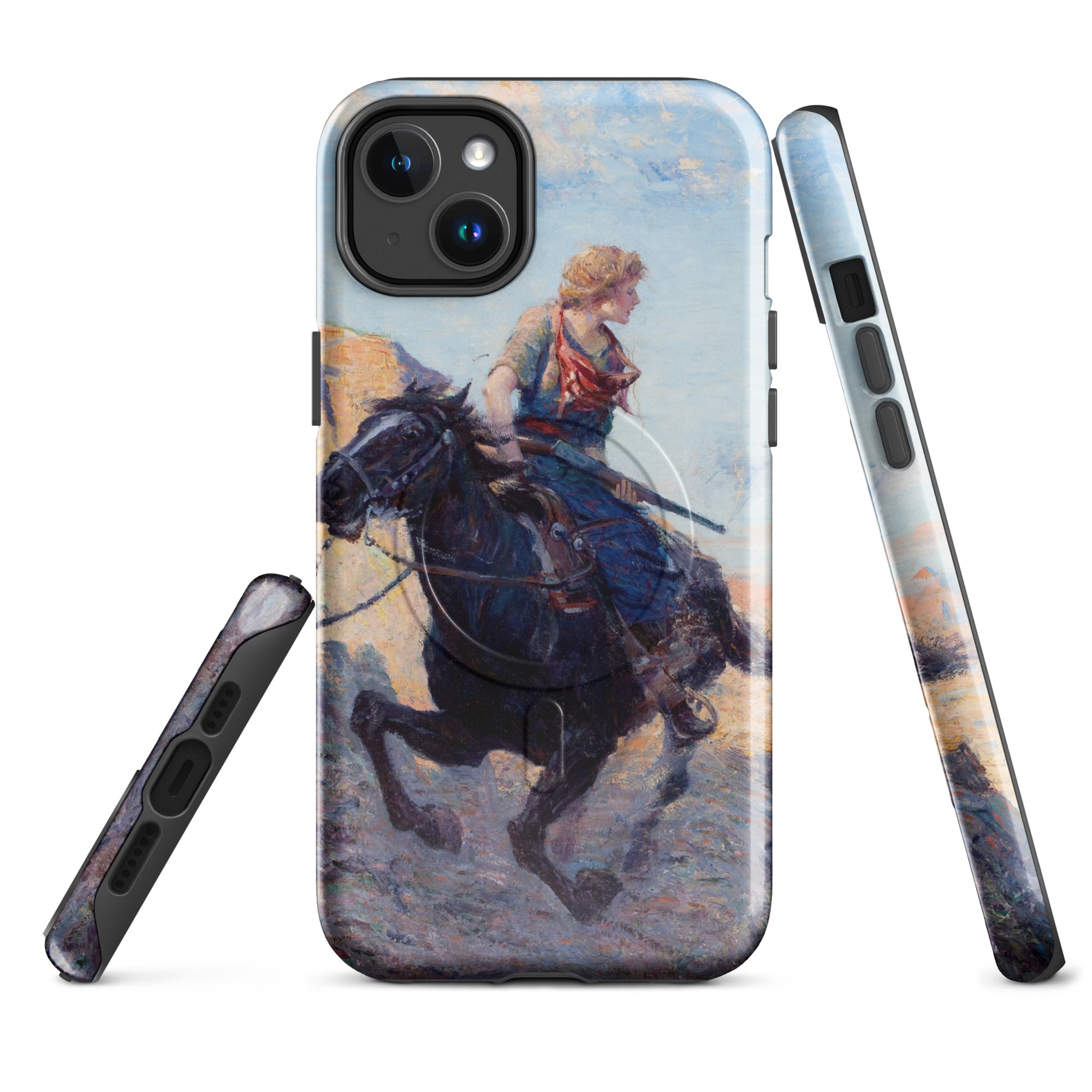 MagSafe® tough case for iPhone® Frank Spradling Returning Fire